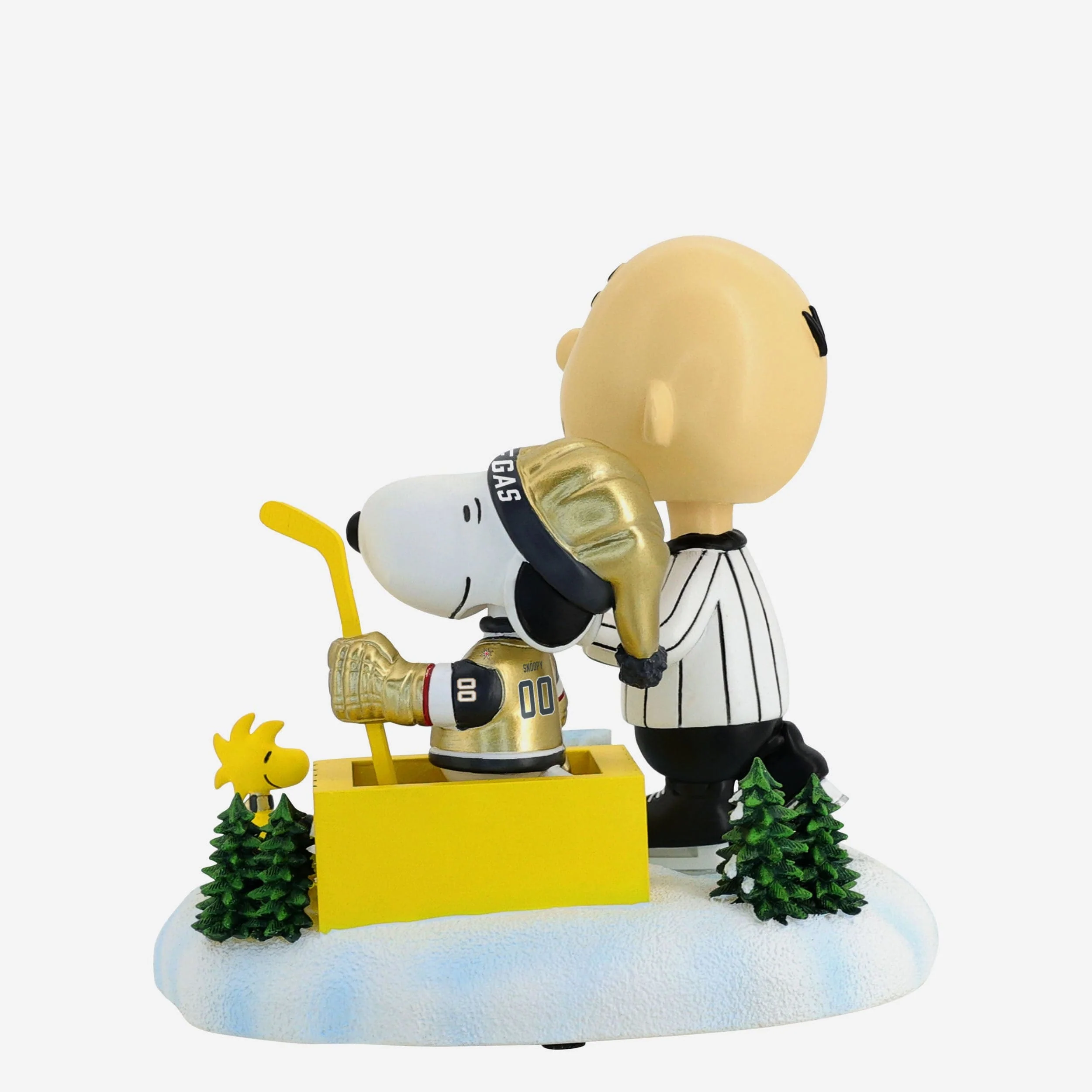 Vegas Golden Knights Peanuts Penalty Box Mini Bobblehead Scene - Image 6