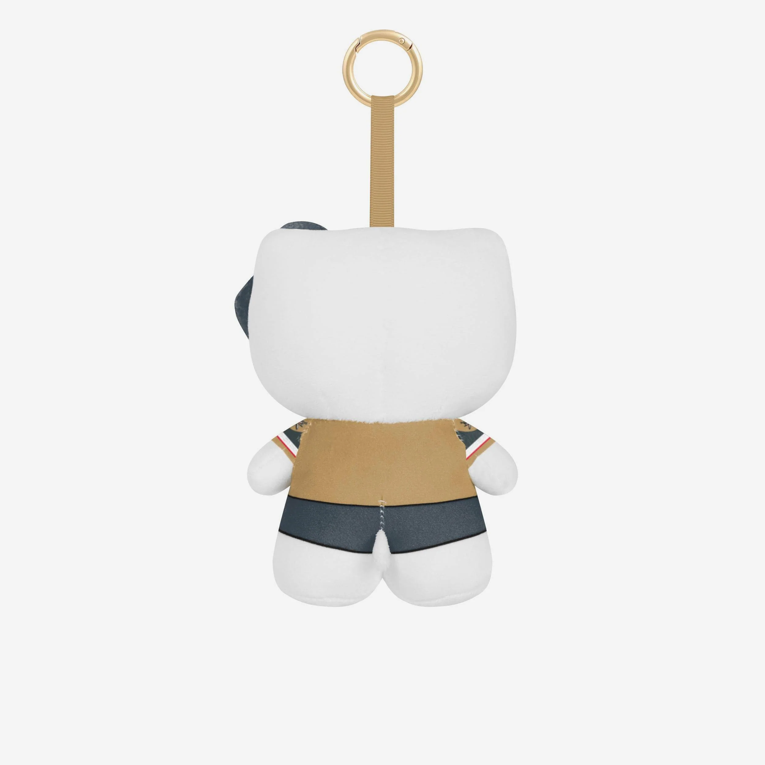 Vegas Golden Knights Plush Hello Kitty® Bag Charm Keychain - Image 2