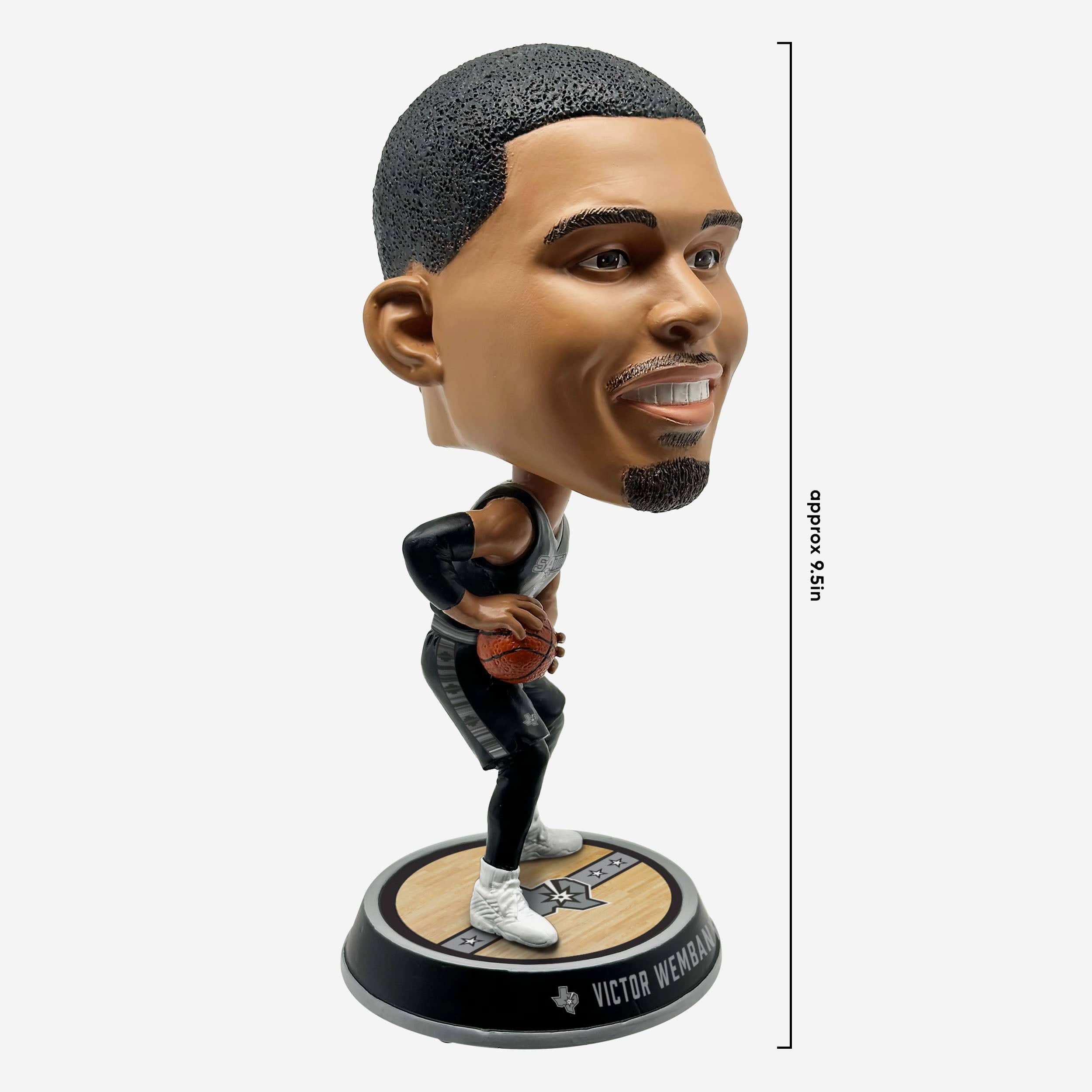 Victor Wembanyama San Antonio Spurs 2023 Court Stripe Statement Edition Jersey Bighead Bobblehead - Image 4