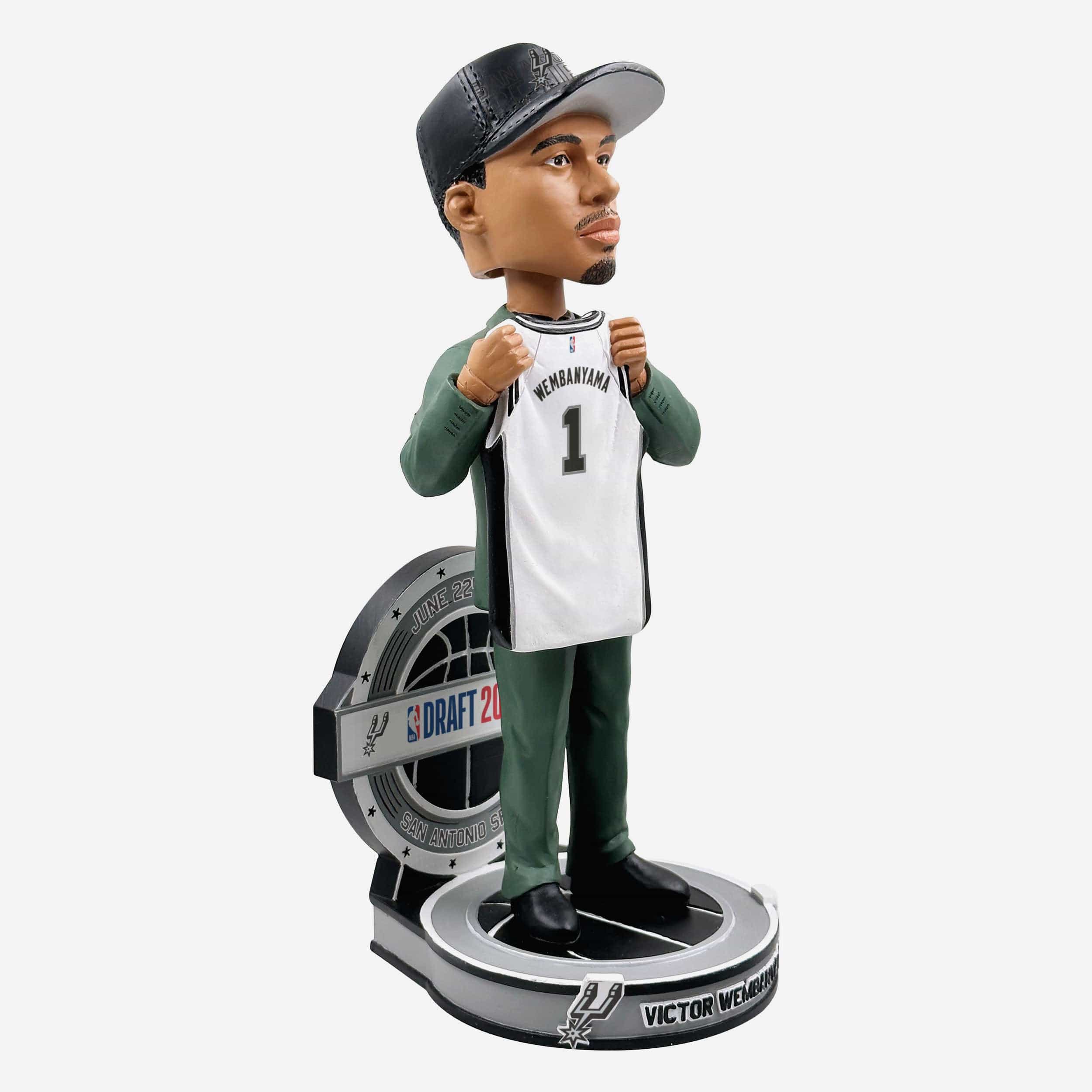 Victor Wembanyama San Antonio Spurs 2023 Draft Pick Bobblehead - Image 4