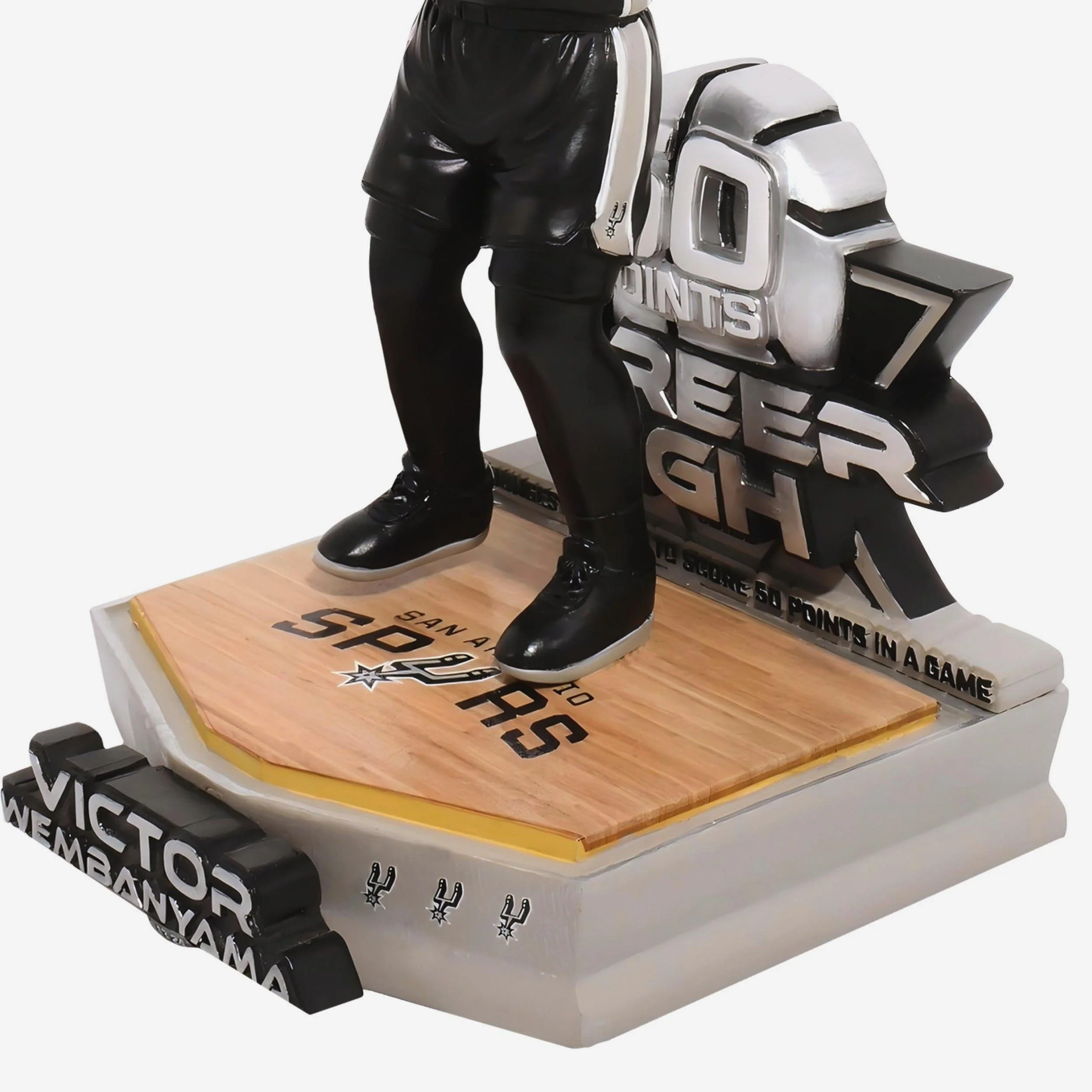 Victor Wembanyama San Antonio Spurs 50 Point Game Bobblehead - Image 3