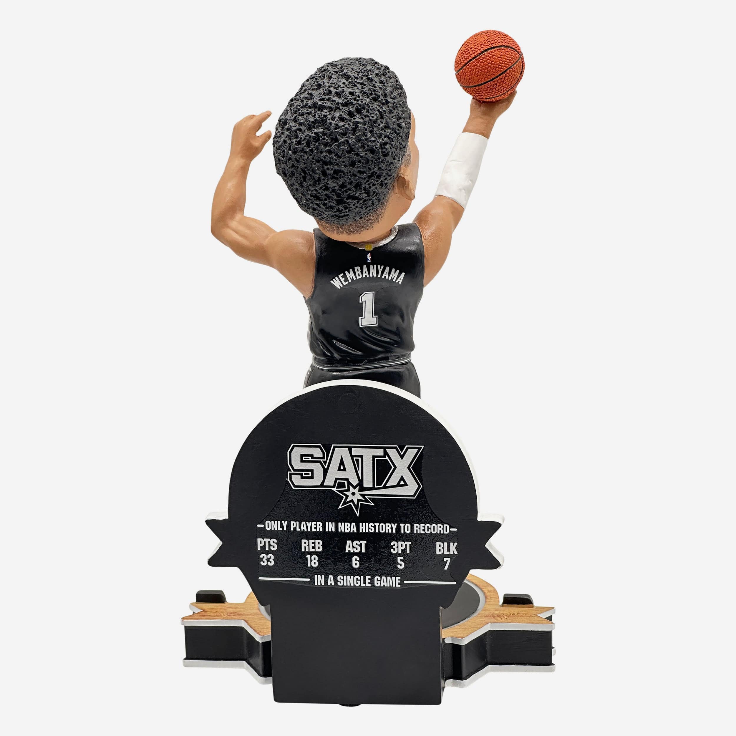 Victor Wembanyama San Antonio Spurs Statement Jersey Gamebreaker Bobblehead - Image 5