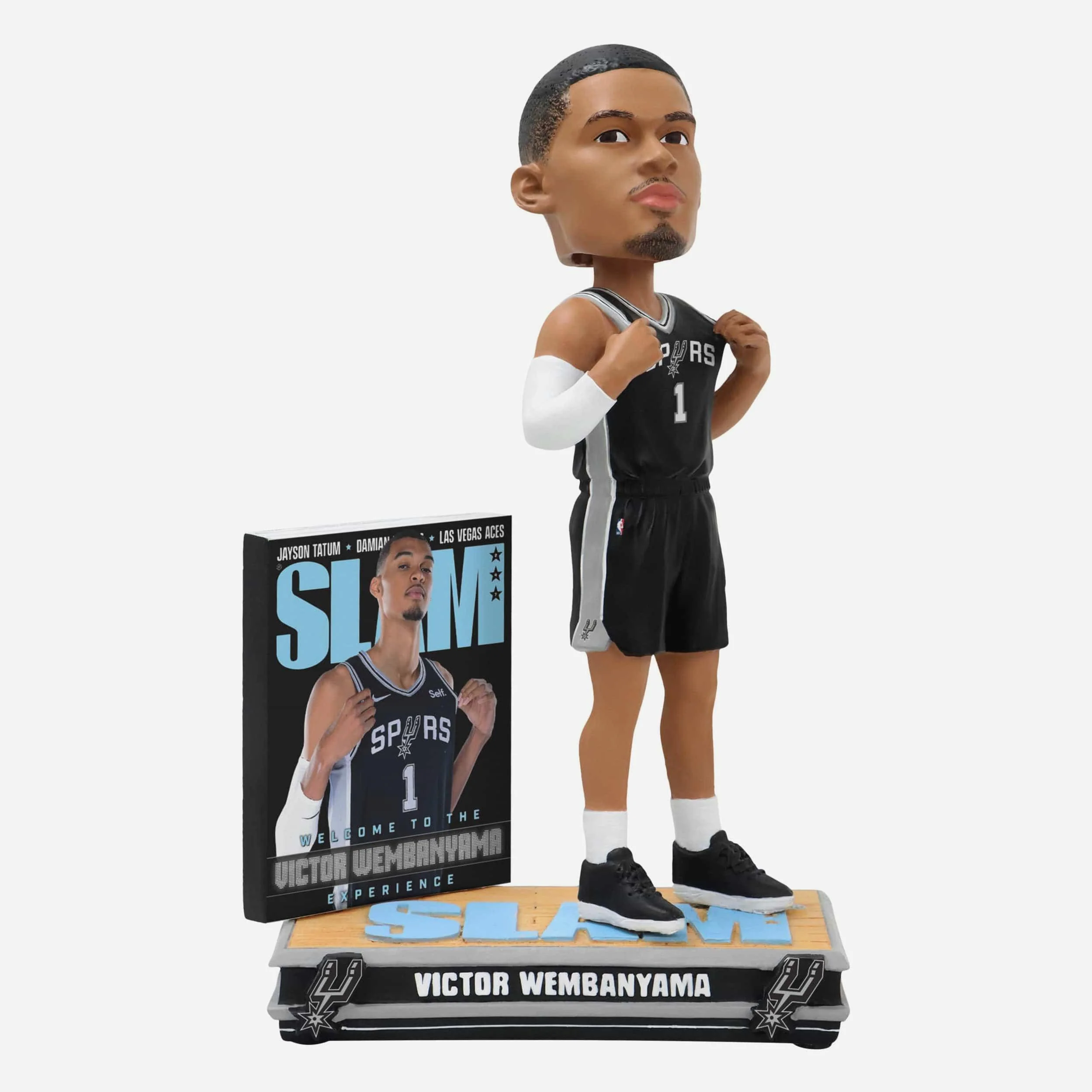 Victor Wembanyama San Antonio Spurs Welcome to the Experience Slam Magazine Cover Bobblehead