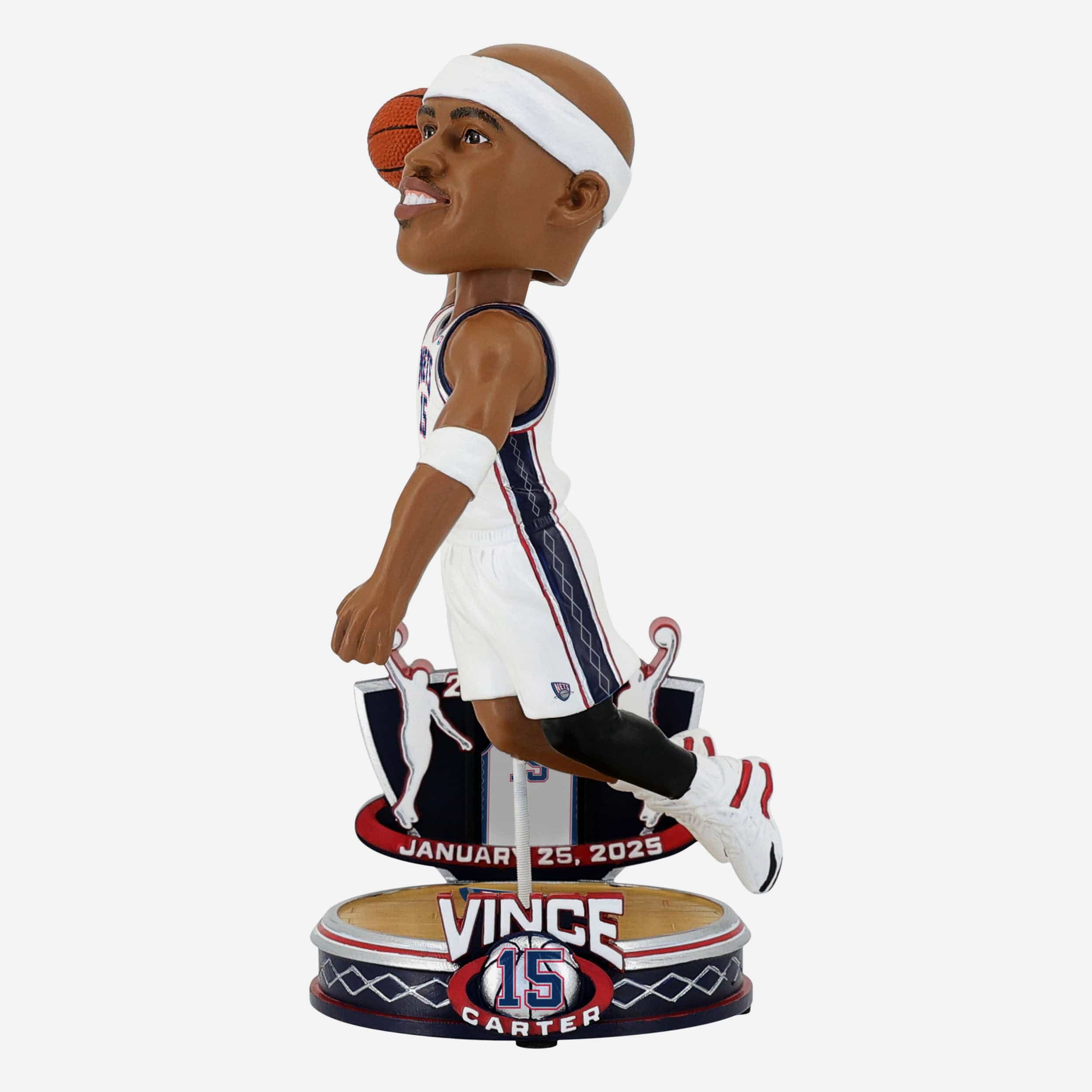 Vince Carter New Jersey Nets Jersey Retirement Bobblehead