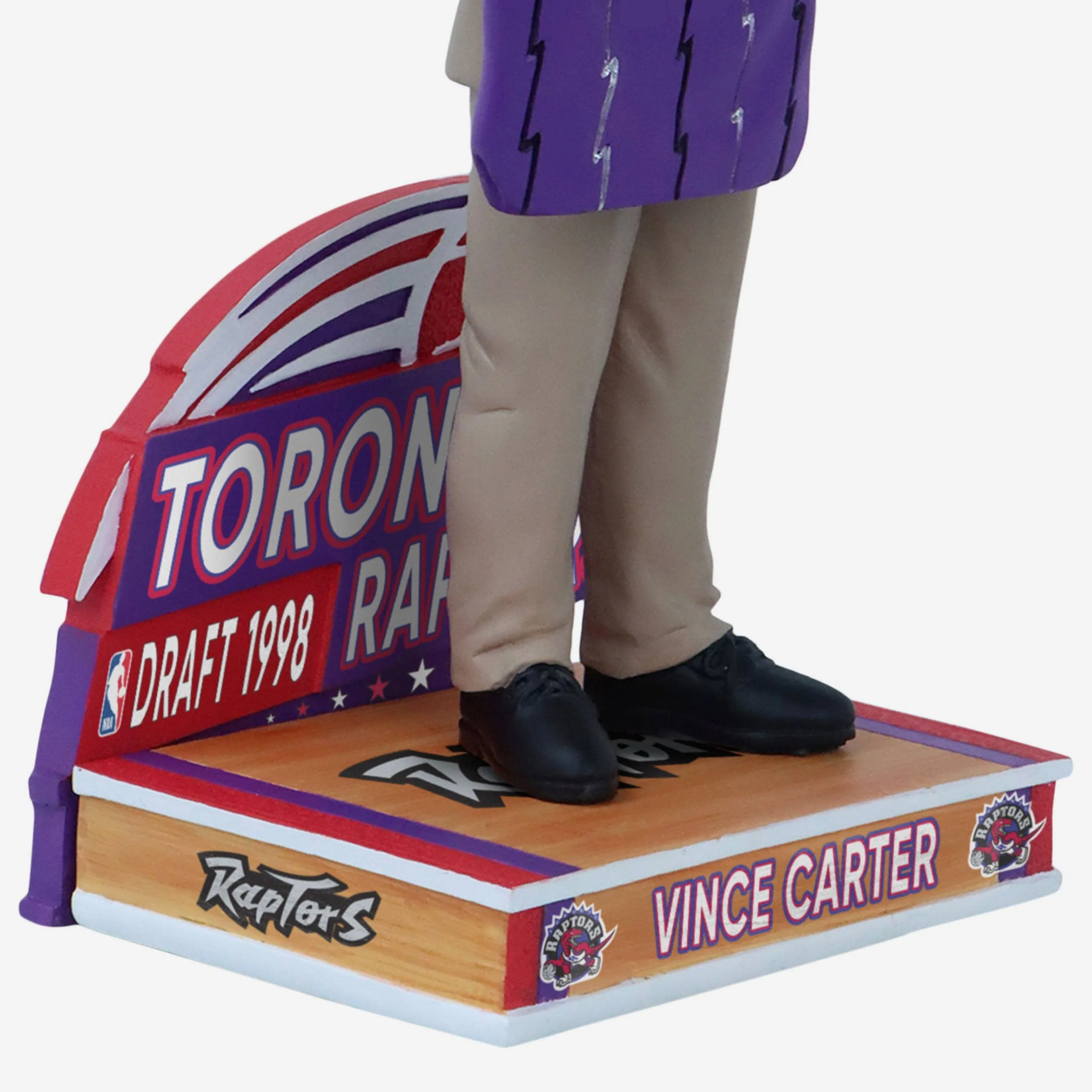Vince Carter Toronto Raptors 1998 Draft Pick Bobblehead - Image 3