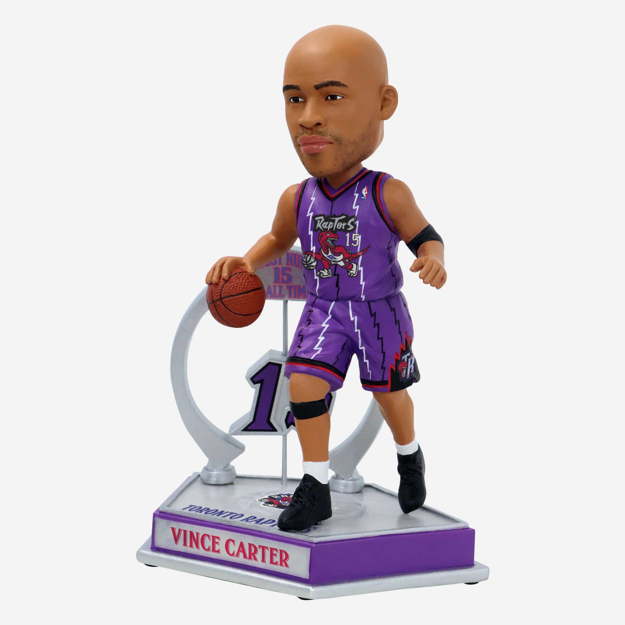 Vince Carter Toronto Raptors Legendary Number 15 Bobblehead - Image 4
