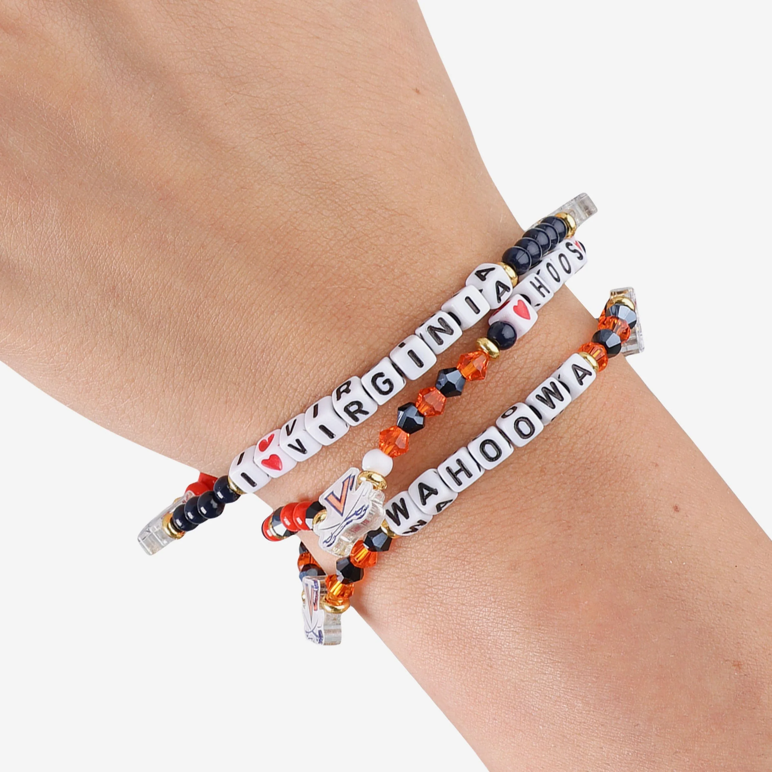 Virginia Cavaliers 3 Pack Friendship Bracelet - Image 4