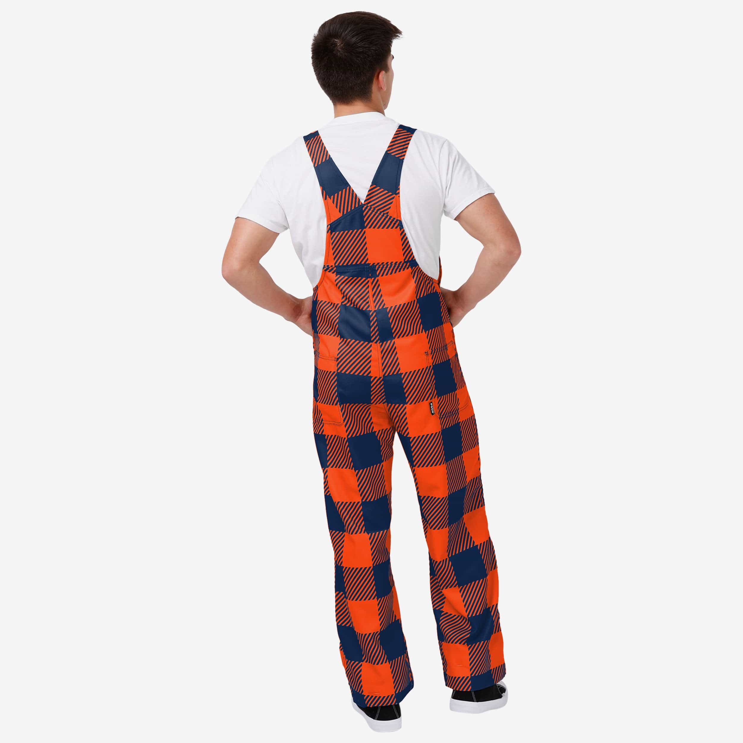 Virginia Cavaliers Mens Plaid Bib Overalls - Image 2