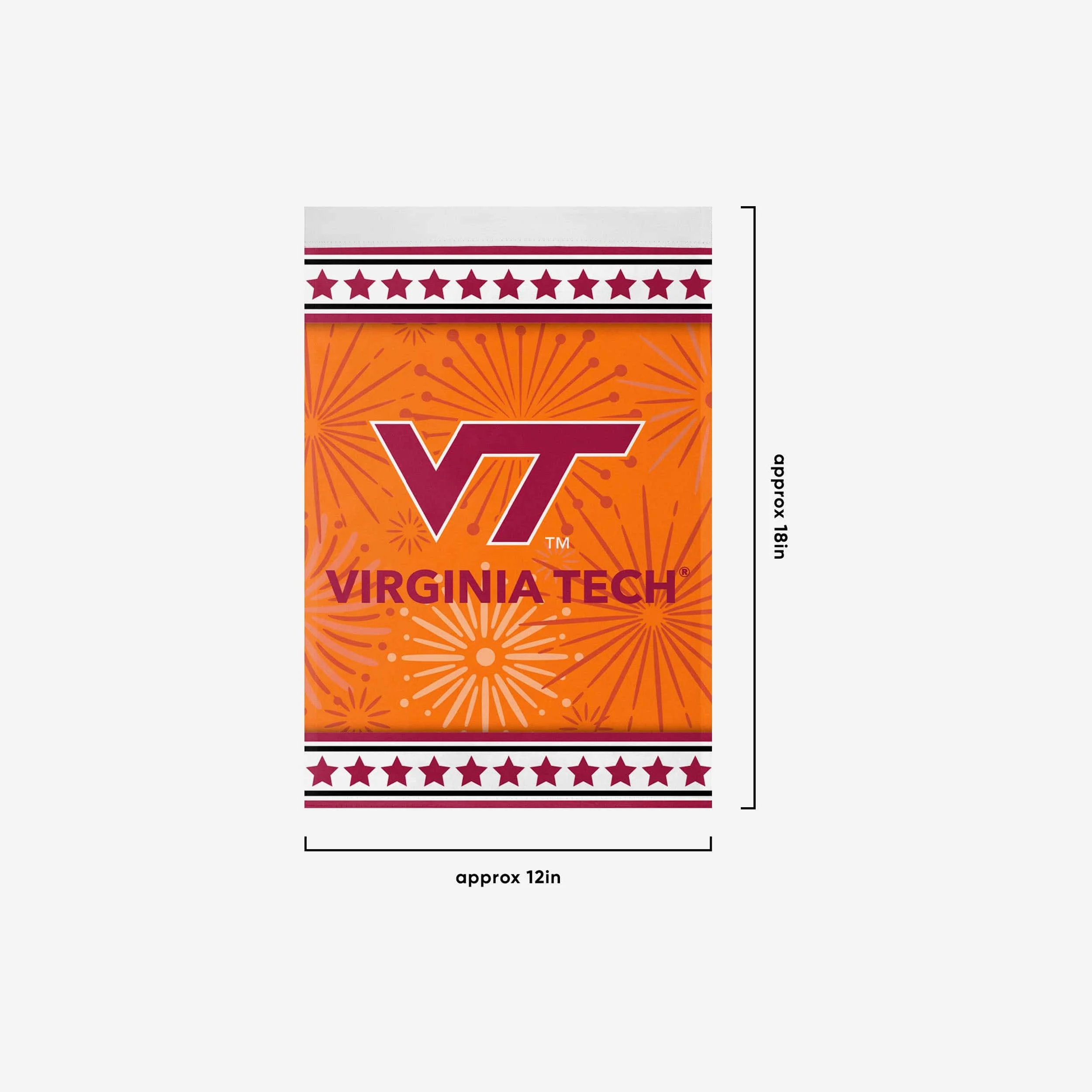Virginia Tech Hokies Americana Garden Flag - Image 3