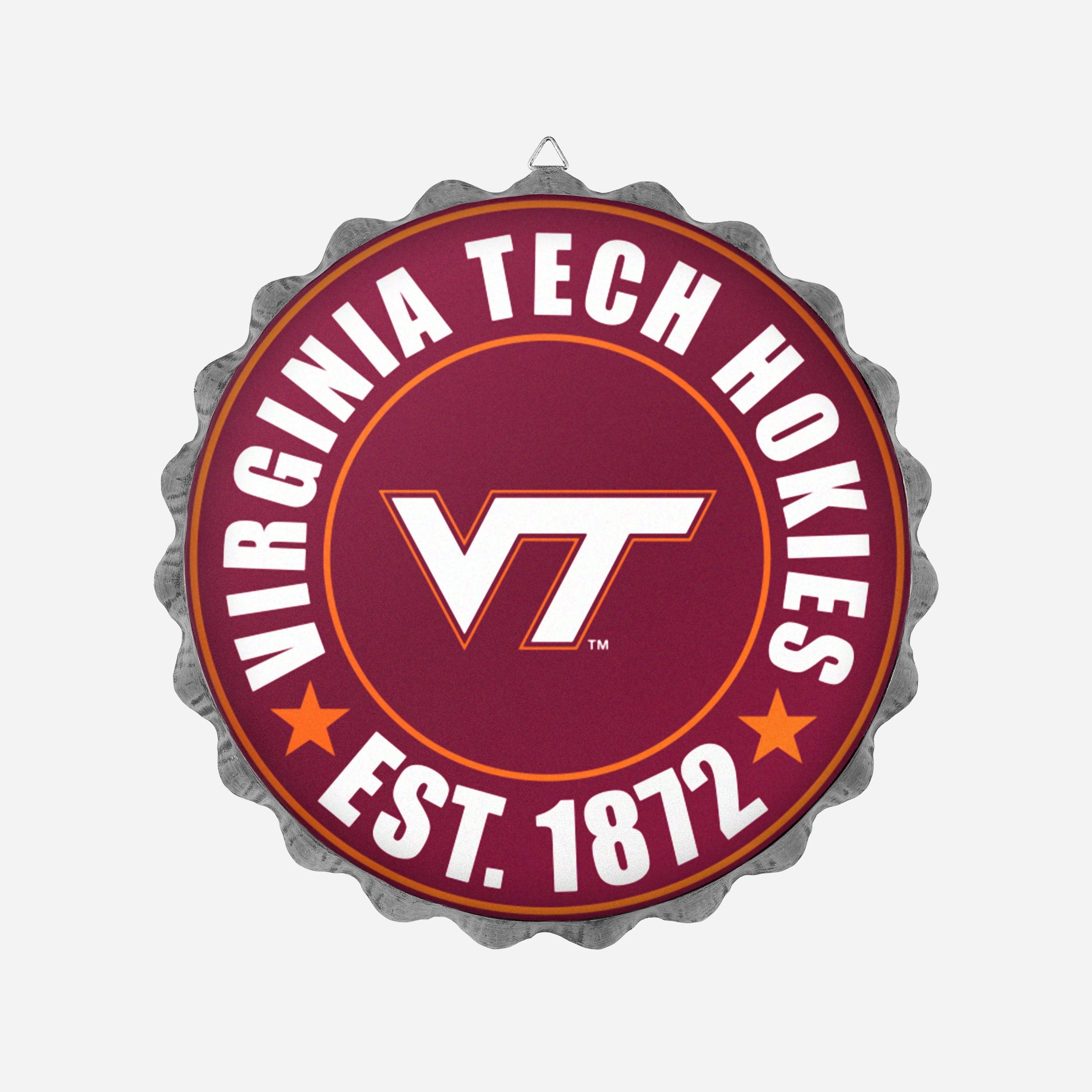 Virginia Tech Hokies Bottle Cap Wall Sign