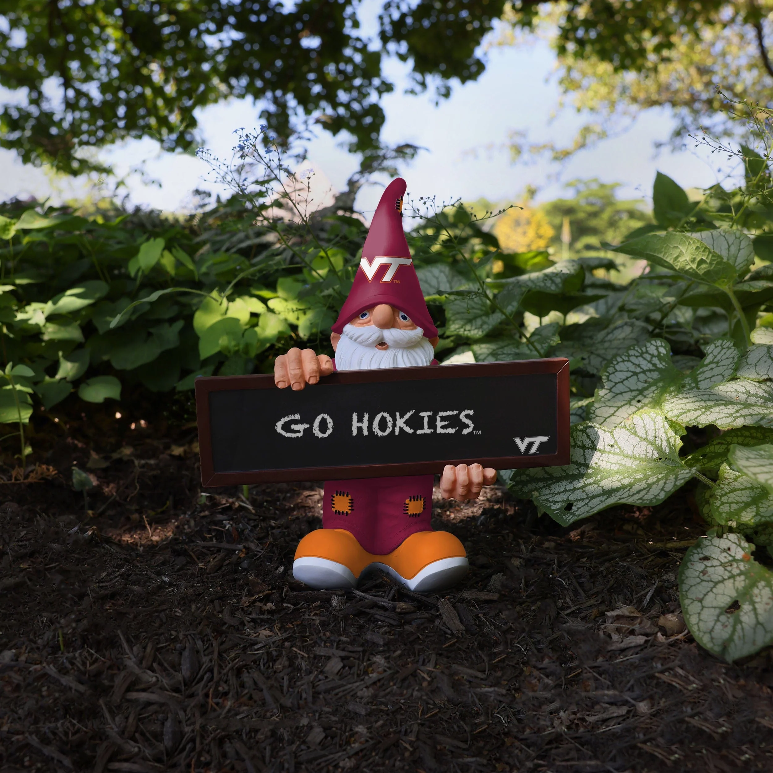 Virginia Tech Hokies Chalkboard Sign Gnome - Image 5