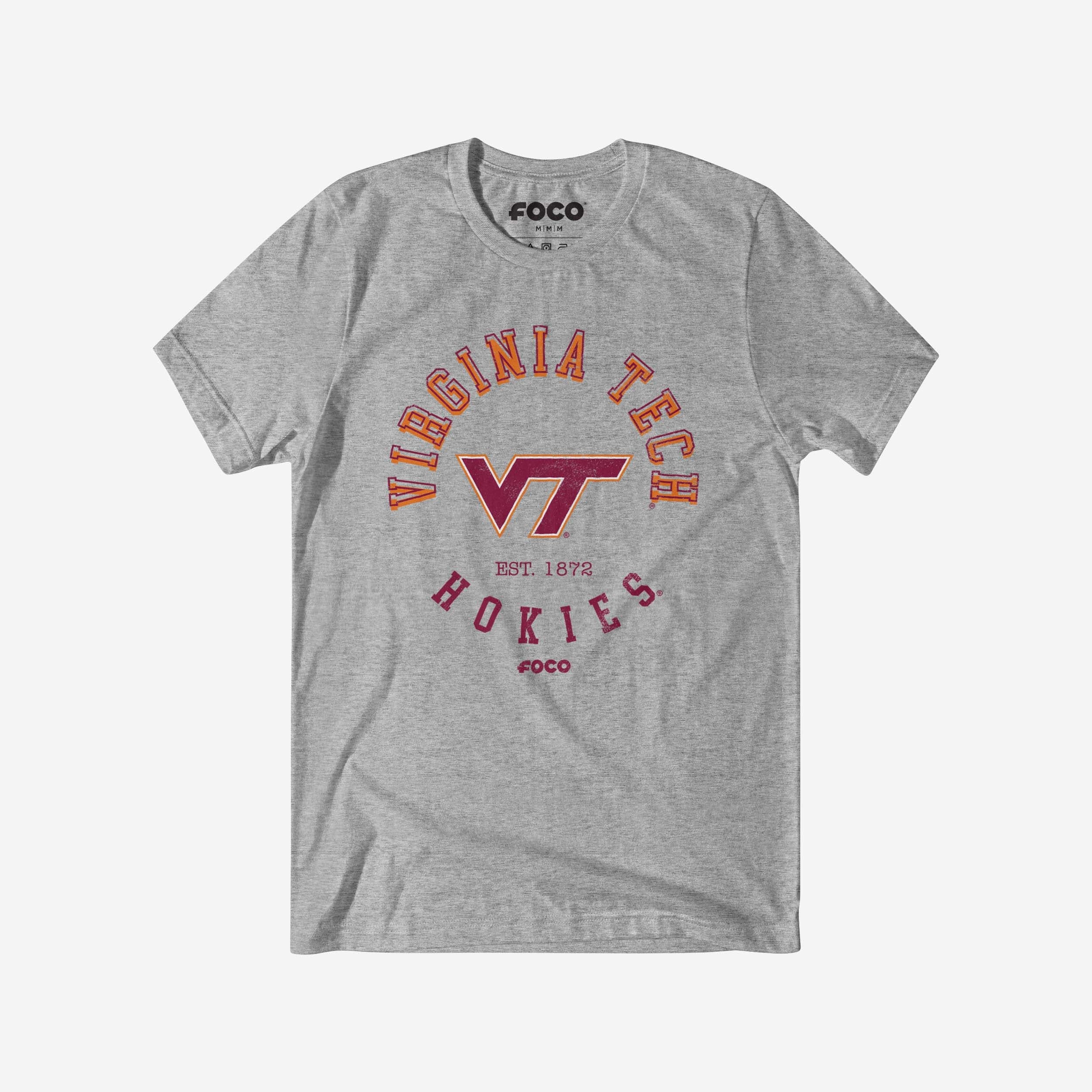 Virginia Tech Hokies Circle Vintage T-Shirt