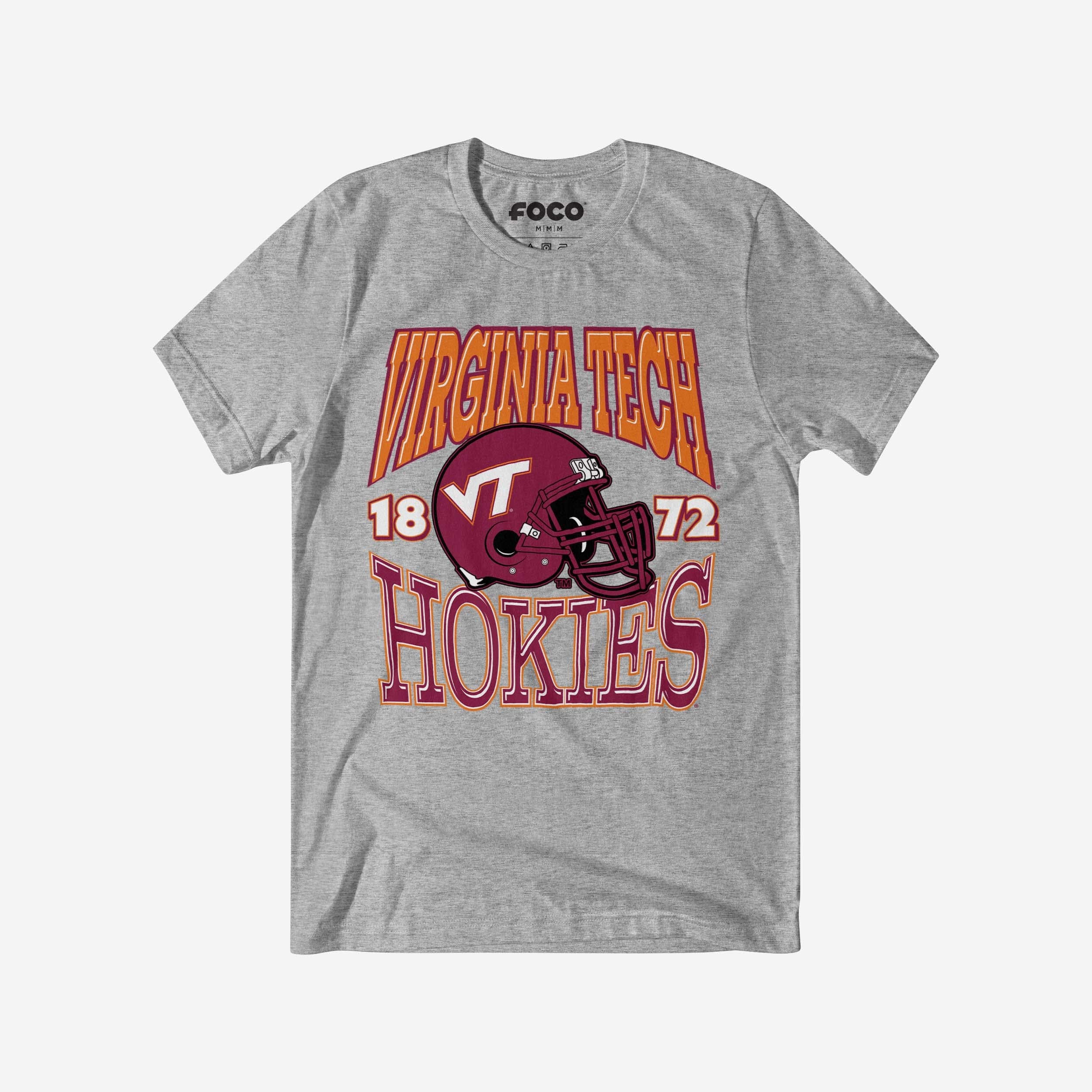 Virginia Tech Hokies Classic Team Helmet T-Shirt