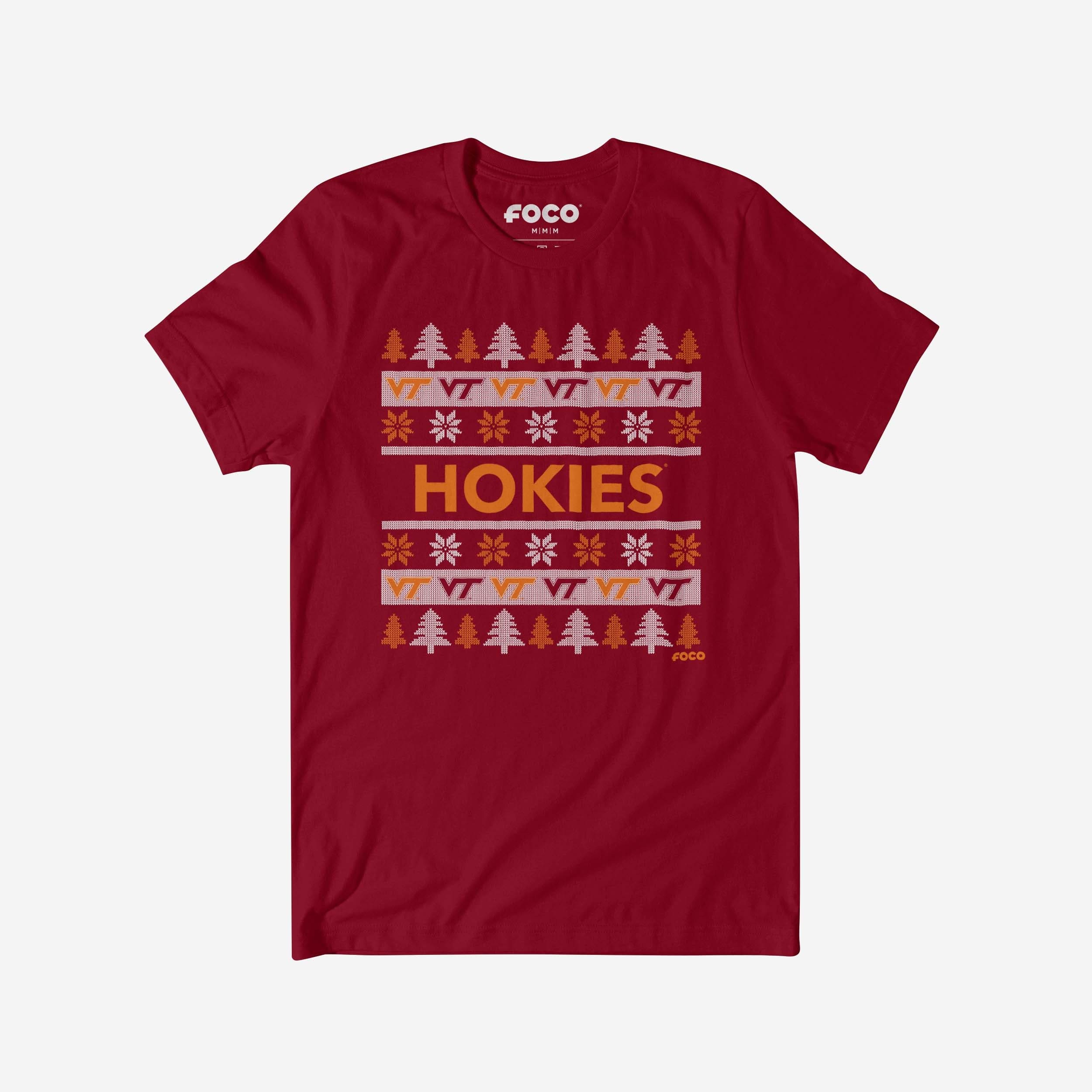 Virginia Tech Hokies Holiday Sweater T-Shirt