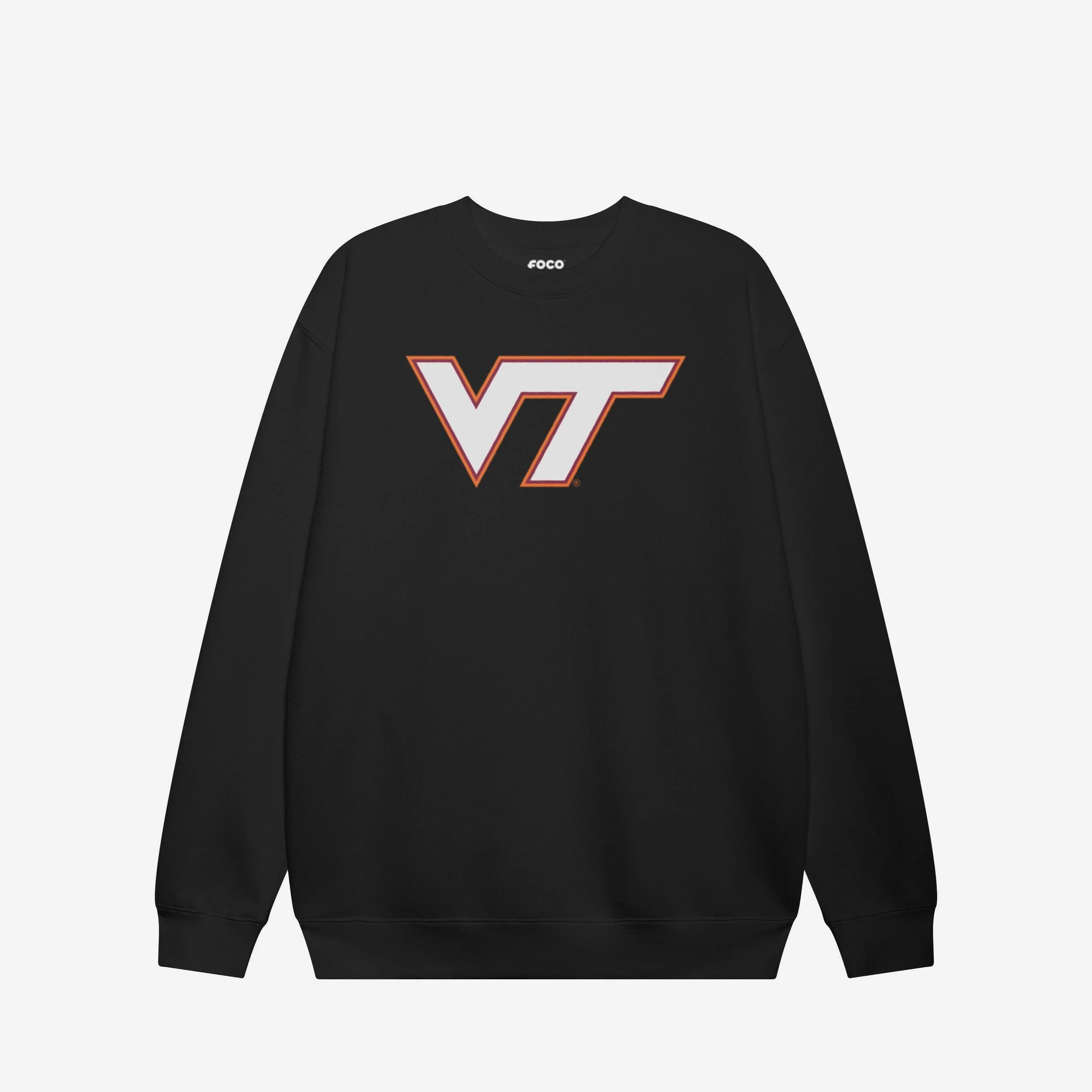Virginia Tech Hokies Primary Logo Crew Neck Sweatshirt - Image 3