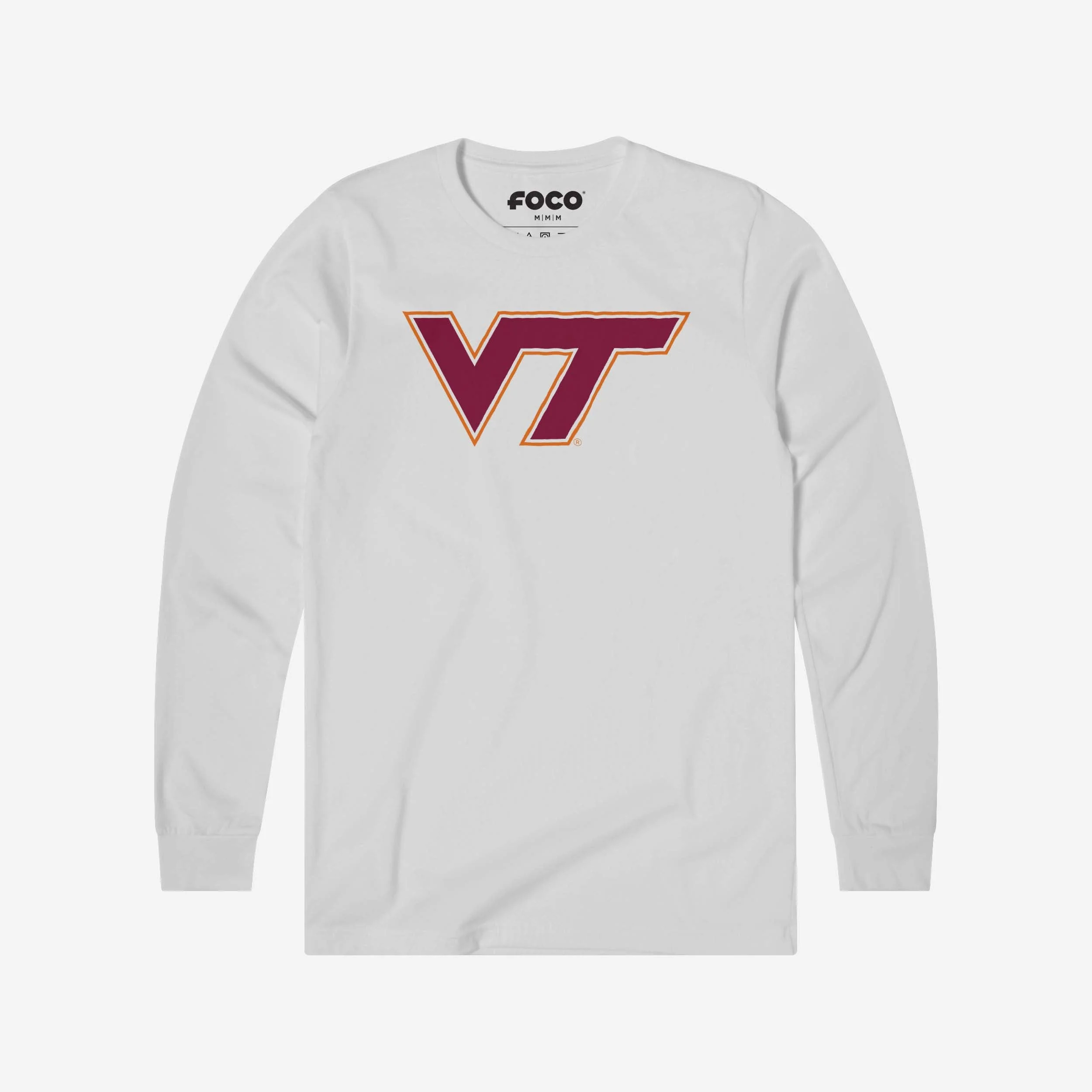 Virginia Tech Hokies Primary Logo Long Sleeve T-Shirt - Image 10