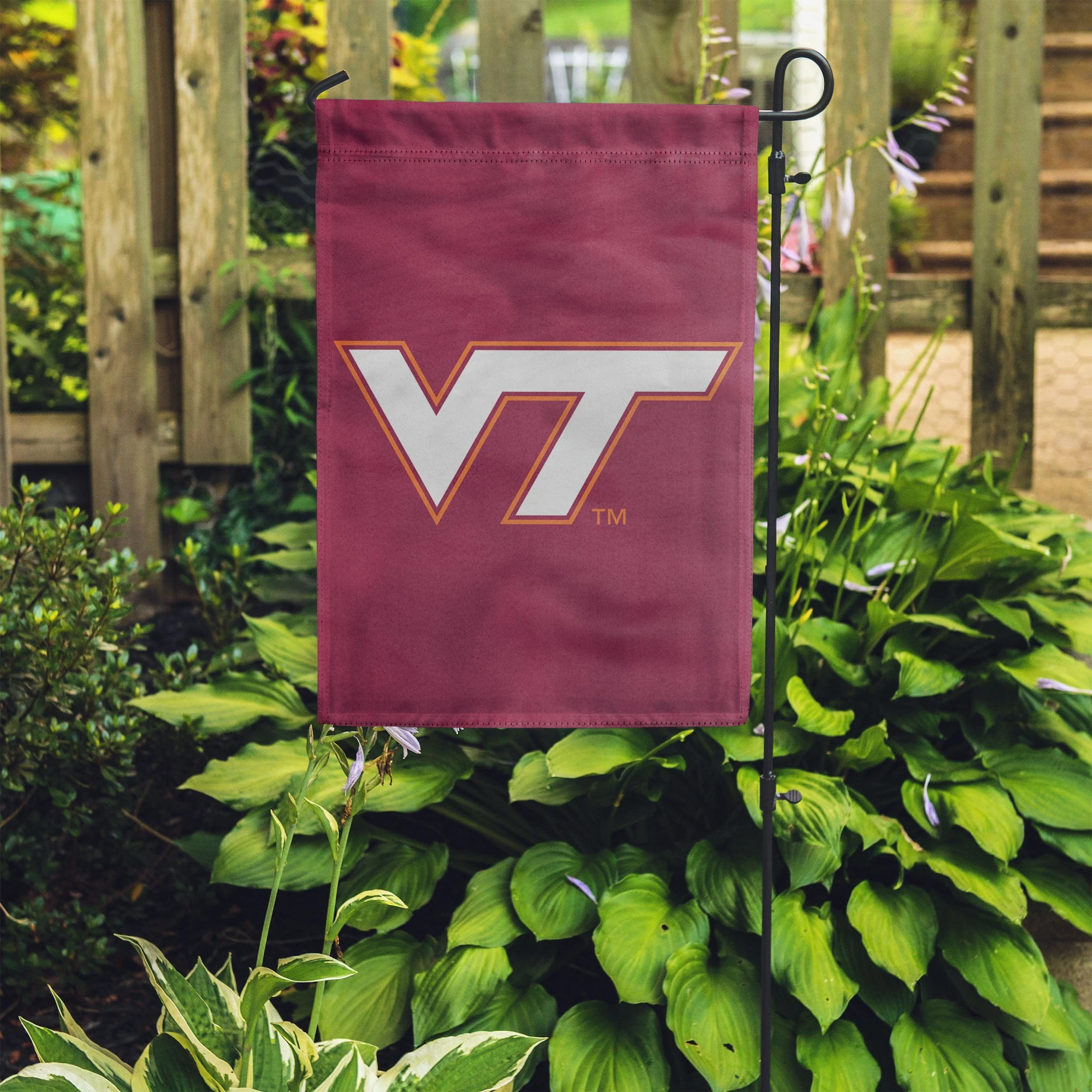 Virginia Tech Hokies Solid Garden Flag - Image 4