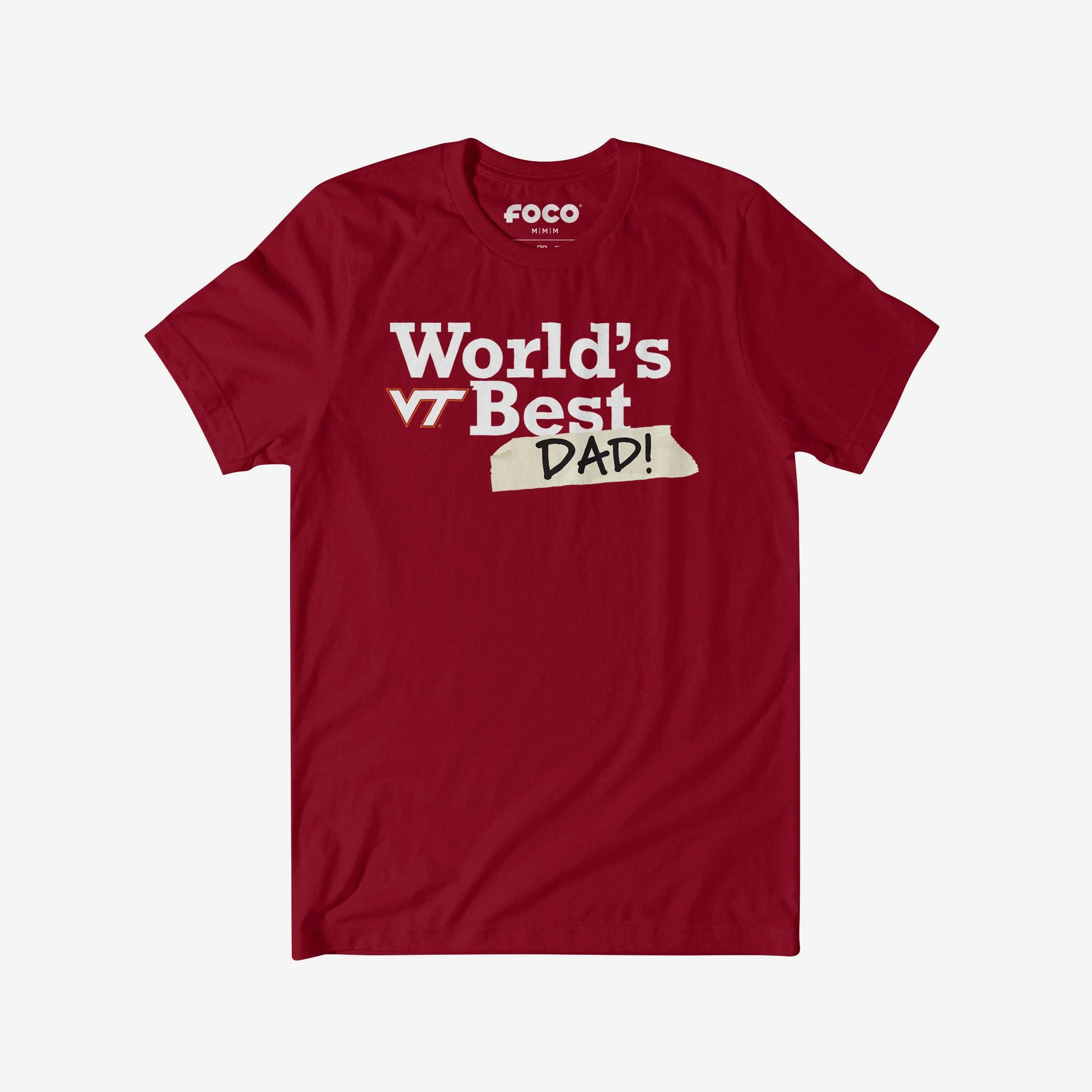 Virginia Tech Hokies World's Best Dad T-Shirt