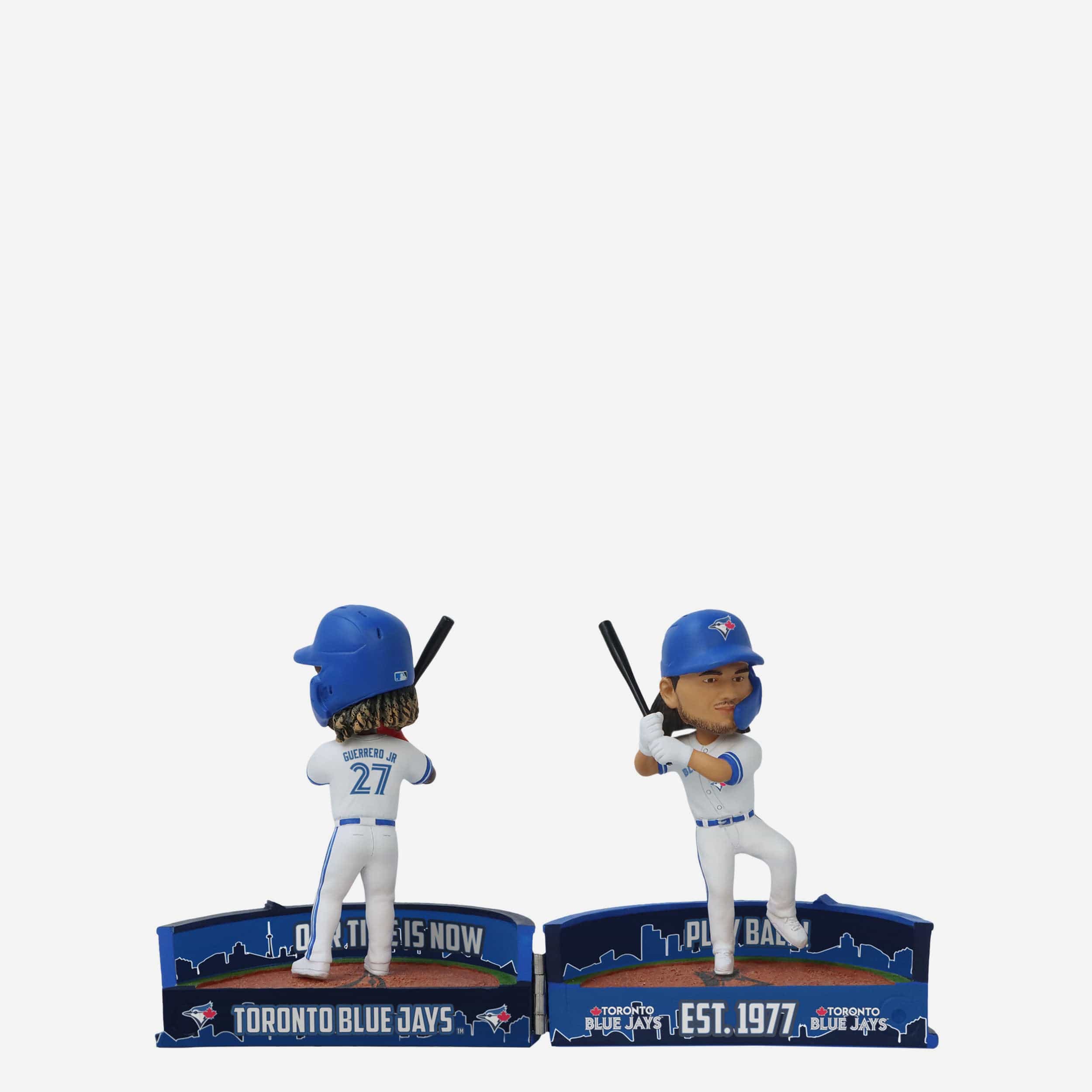 Vladimir Guererro Jr & Bo Bichette Toronto Blue Jays Hinged Base Dual Bobblehead - Image 5