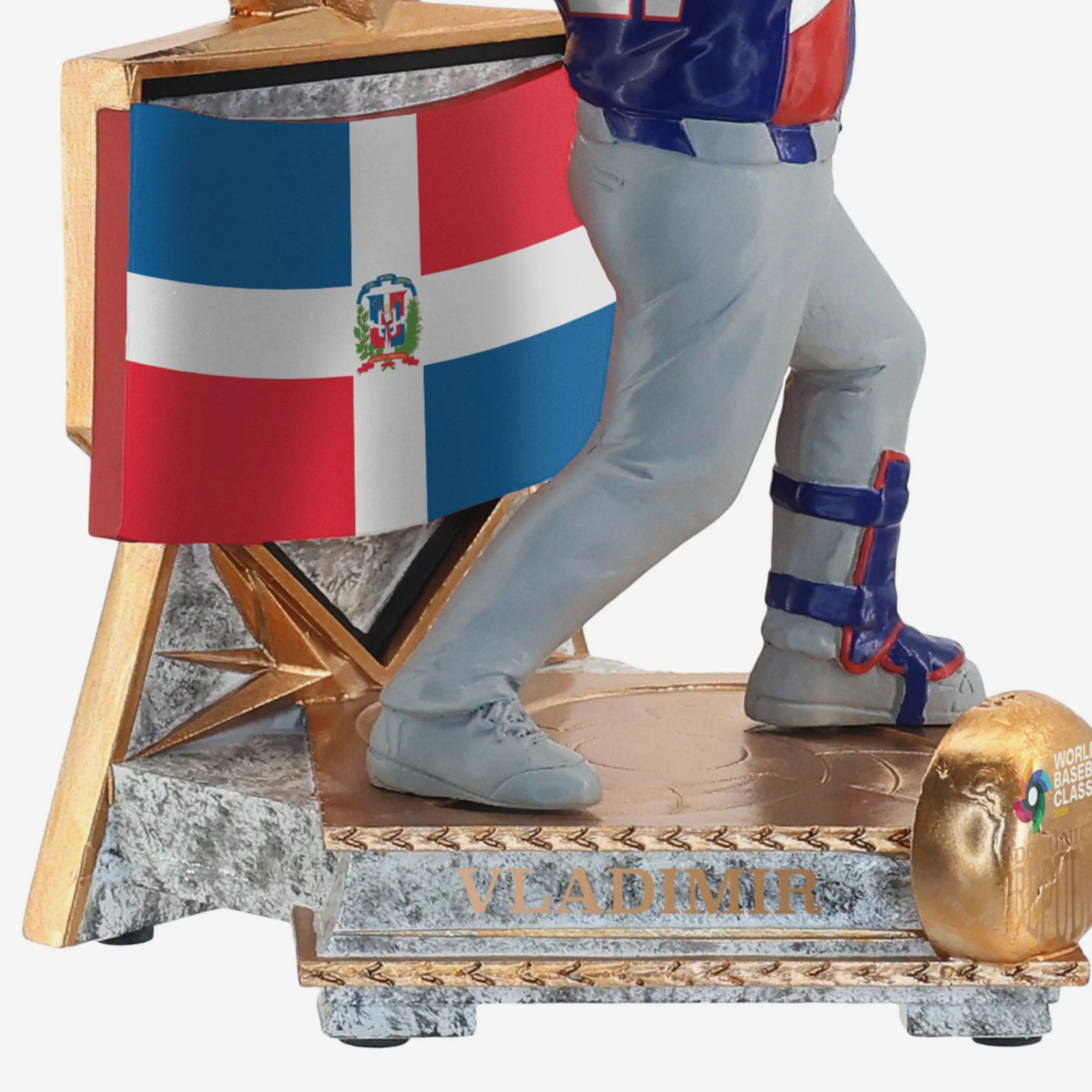 Vladimir Guerrero Jr Dominican Republic 2026 World Baseball Classic Flag Bobblehead - Image 3