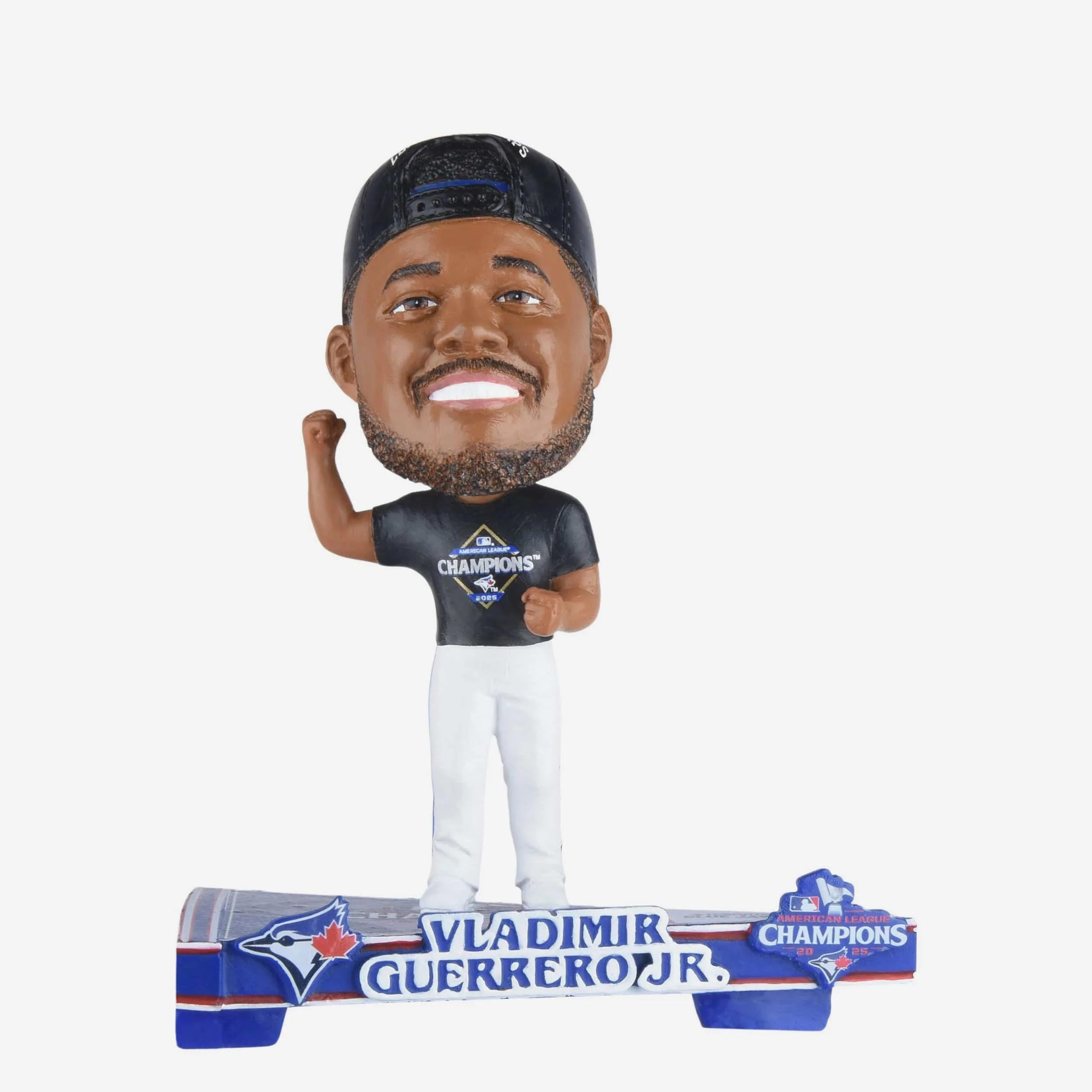 Vladimir Guerrero Jr Toronto Blue Jays 2025 American League Champions Pennant Medium Bighead Bobblehead