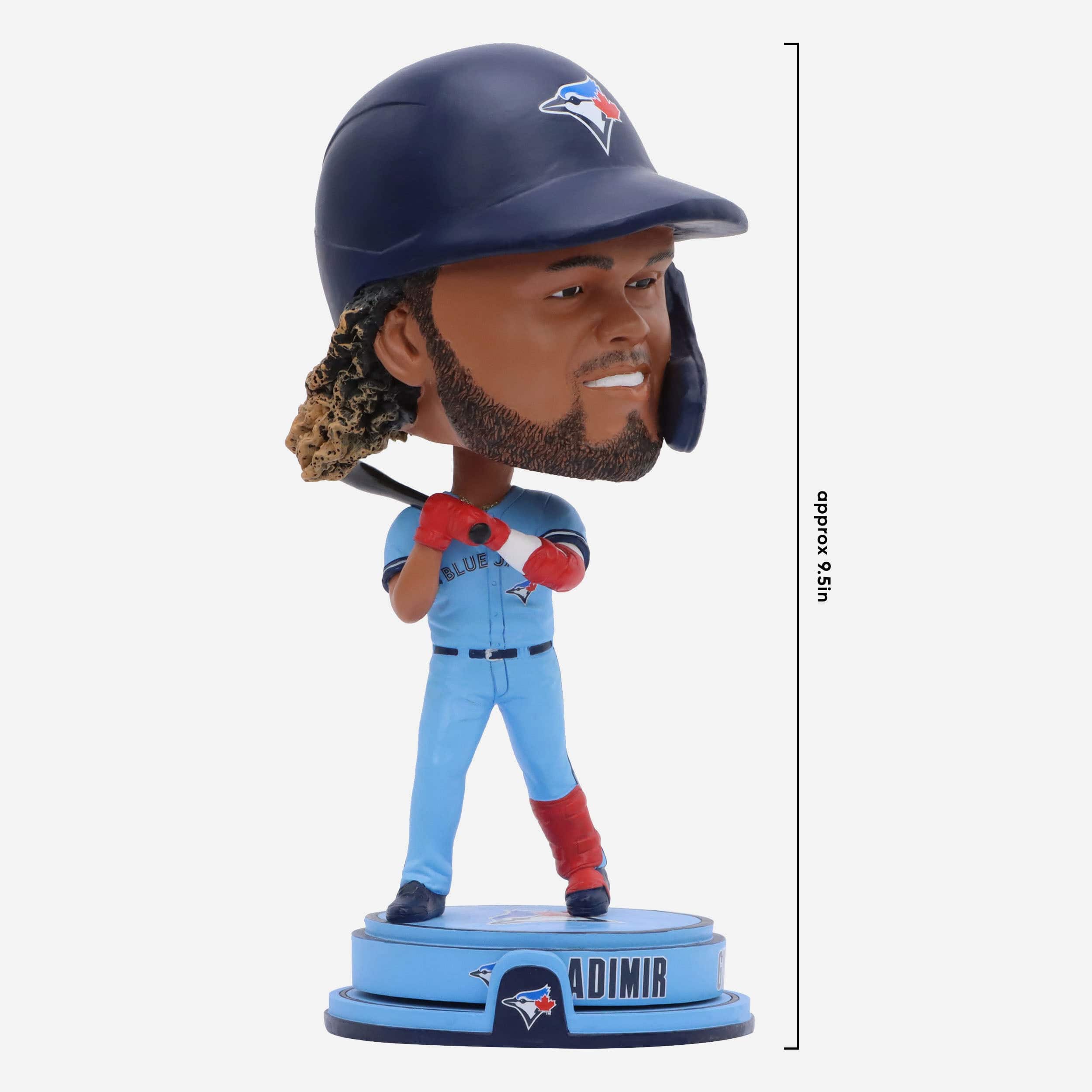 Vladimir Guerrero Jr Toronto Blue Jays Powder Blue Uniform Spinner Bighead Bobblehead - Image 5