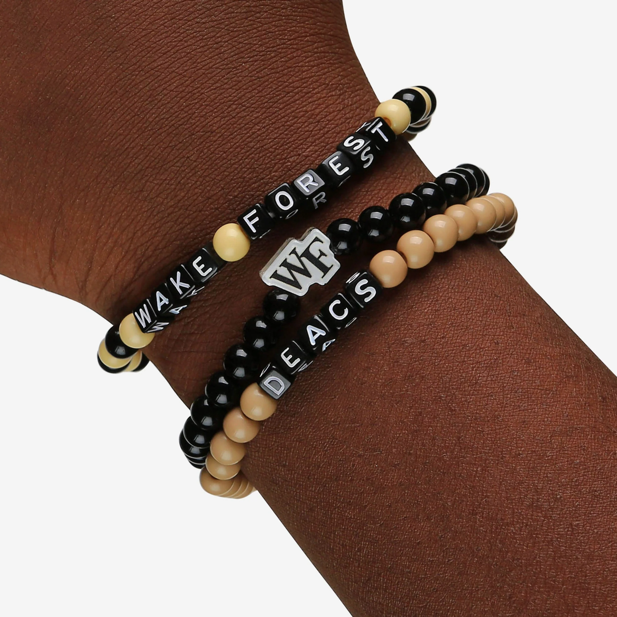 Wake Forest Demon Deacons 3 Pack Beaded Friendship Bracelet - Image 4