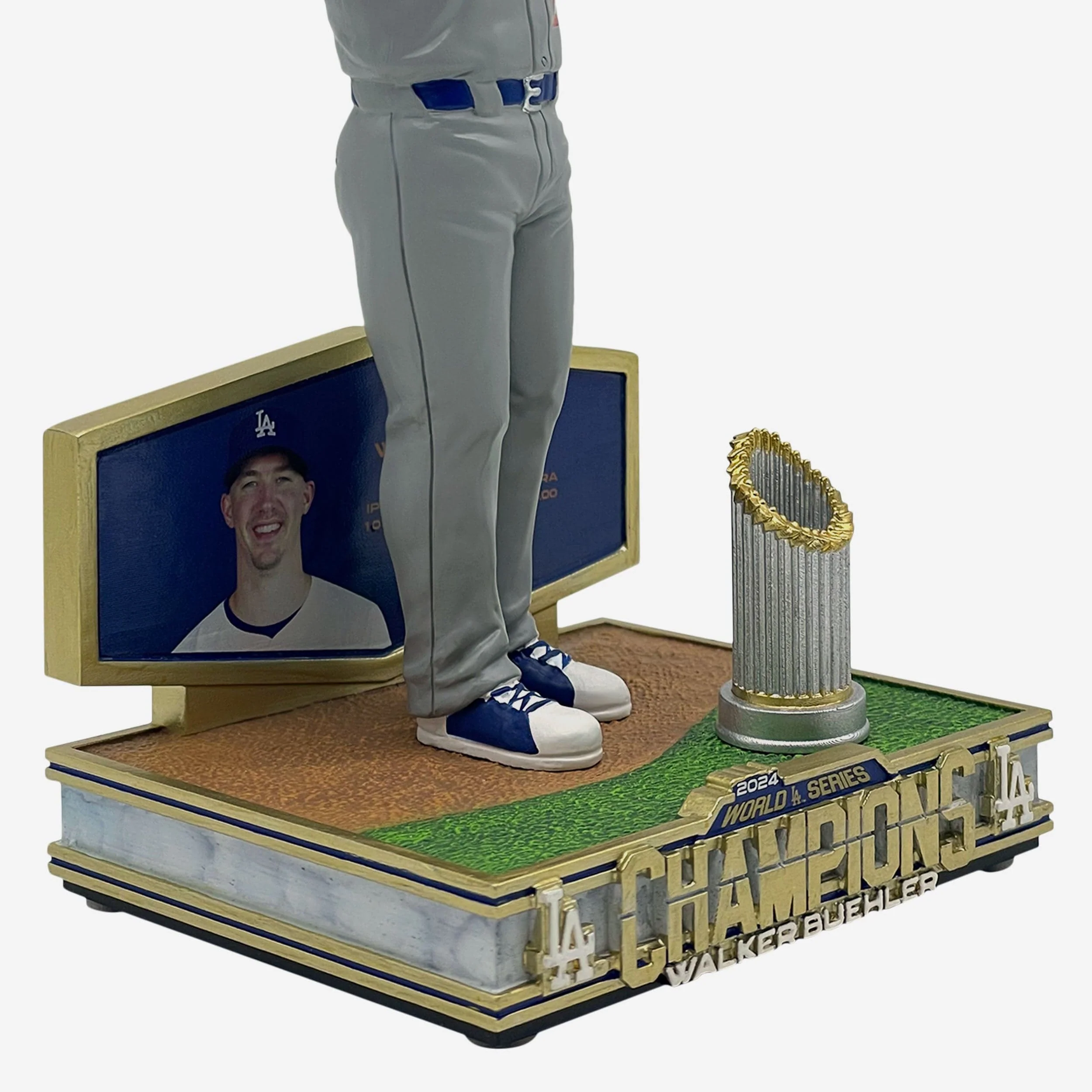 Walker Buehler Los Angeles Dodgers 2024 World Series Champions Final Out Bobblehead - Image 3