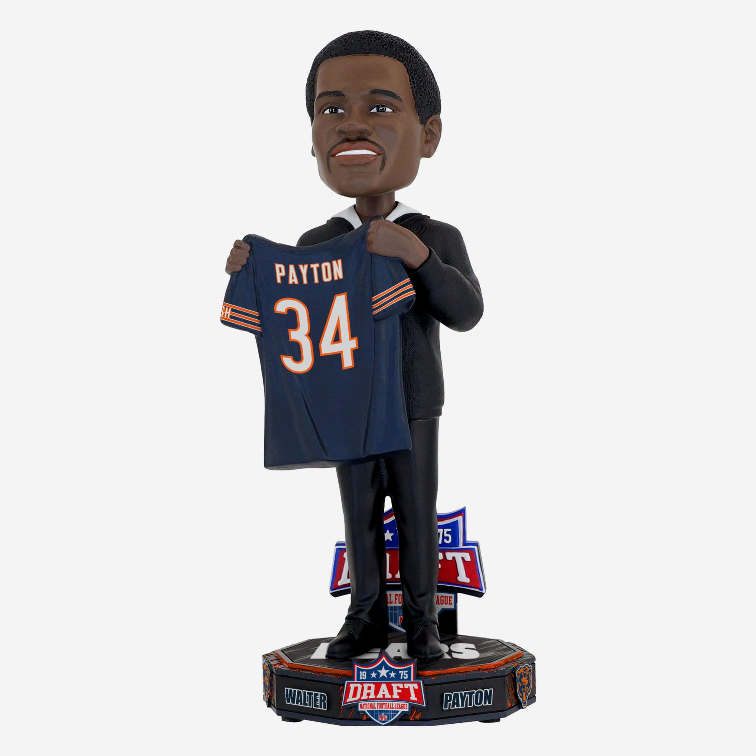 Walter Payton Chicago Bears 1975 Draft Pick Bobblehead