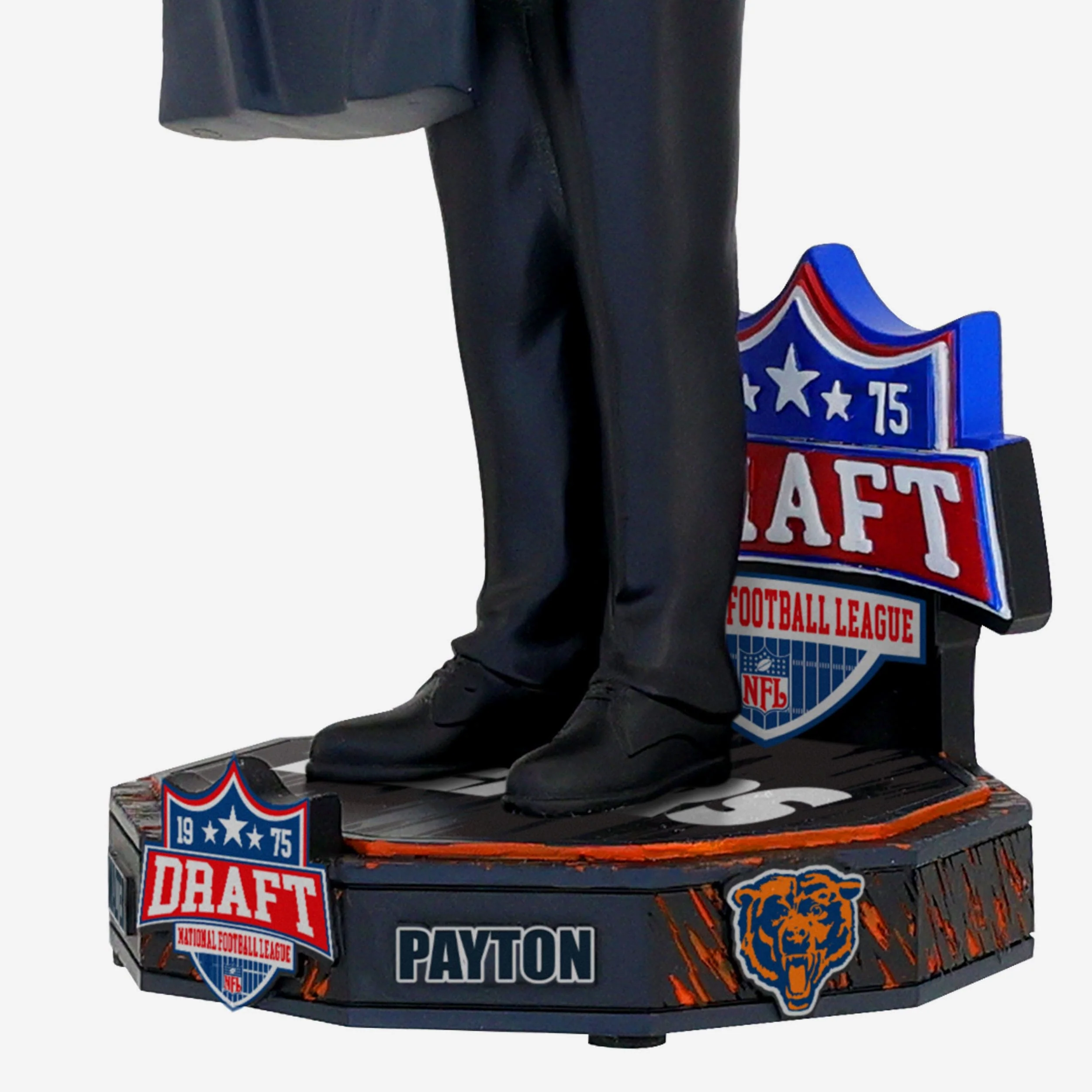 Walter Payton Chicago Bears 1975 Draft Pick Bobblehead - Image 3