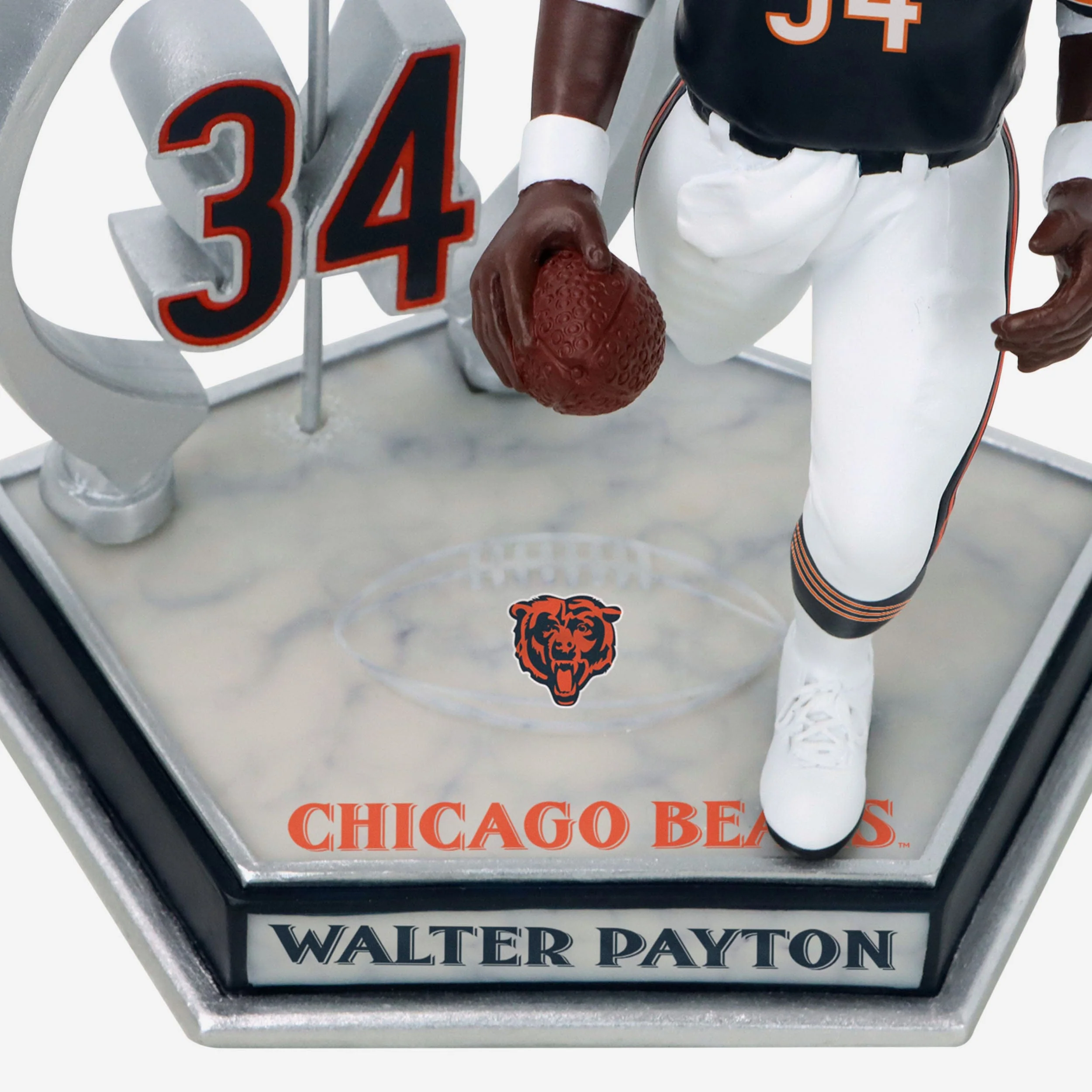 Walter Payton Chicago Bears Legendary Number 34 Bobblehead - Image 3