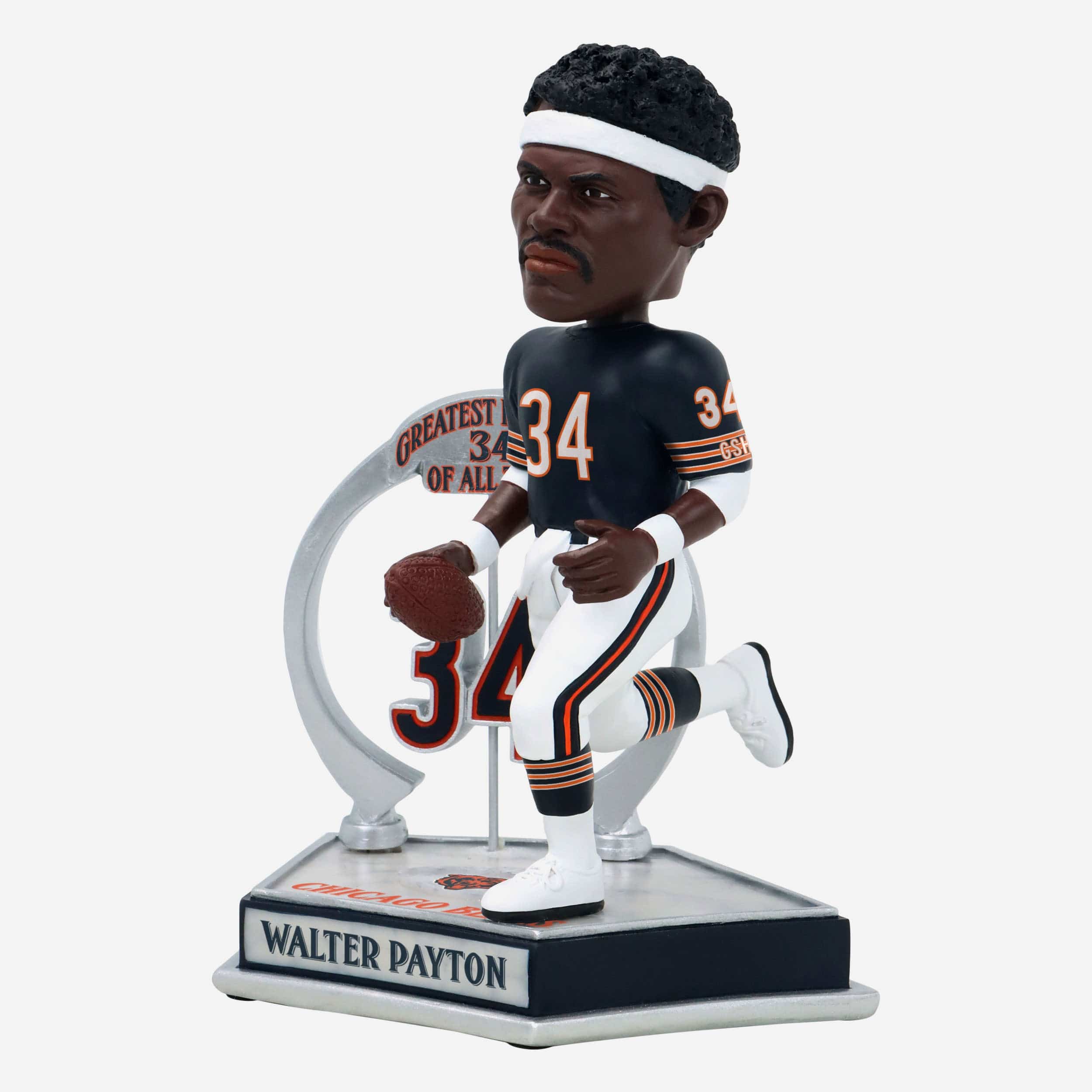 Walter Payton Chicago Bears Legendary Number 34 Bobblehead - Image 4