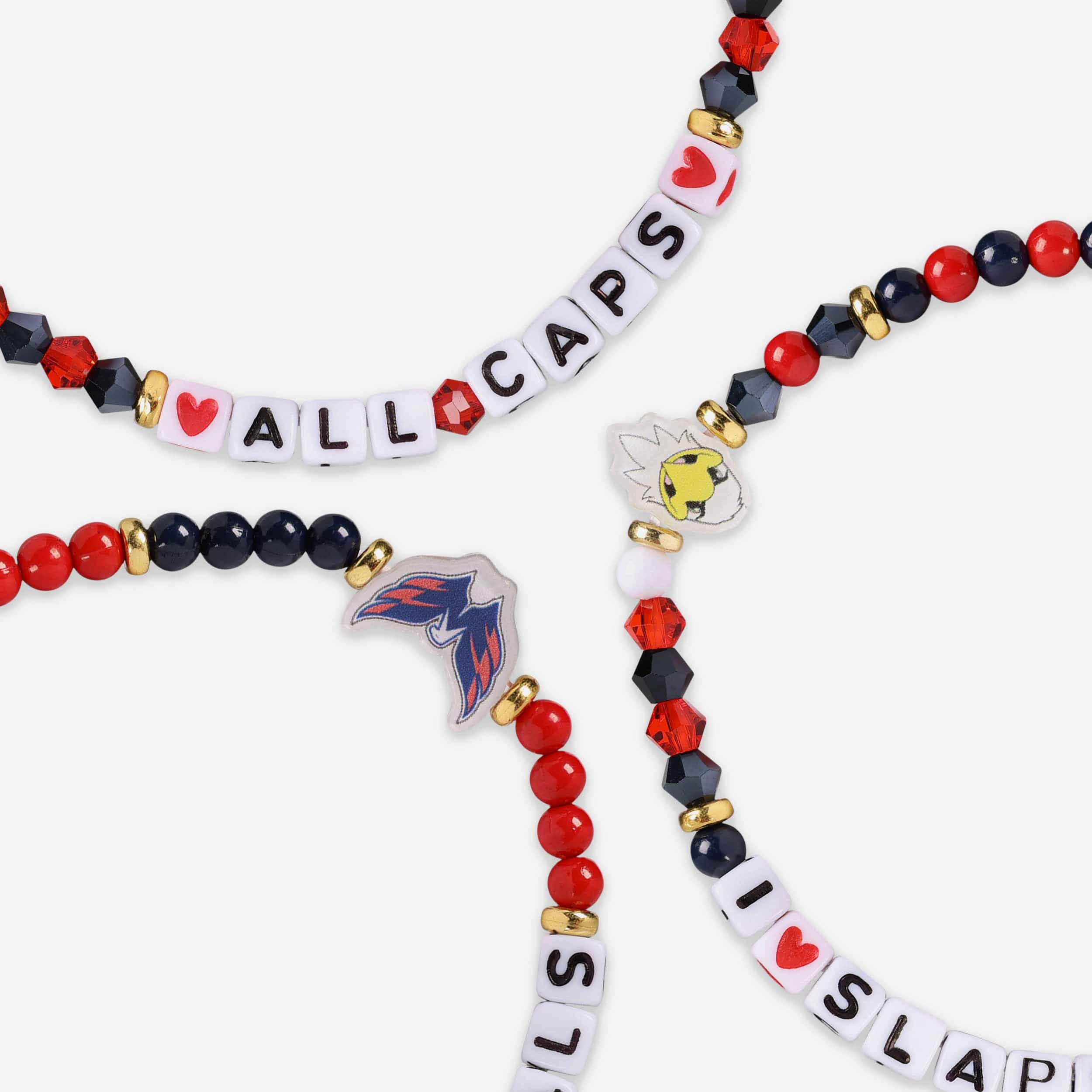 Washington Capitals 3 Pack Friendship Bracelet - Image 2