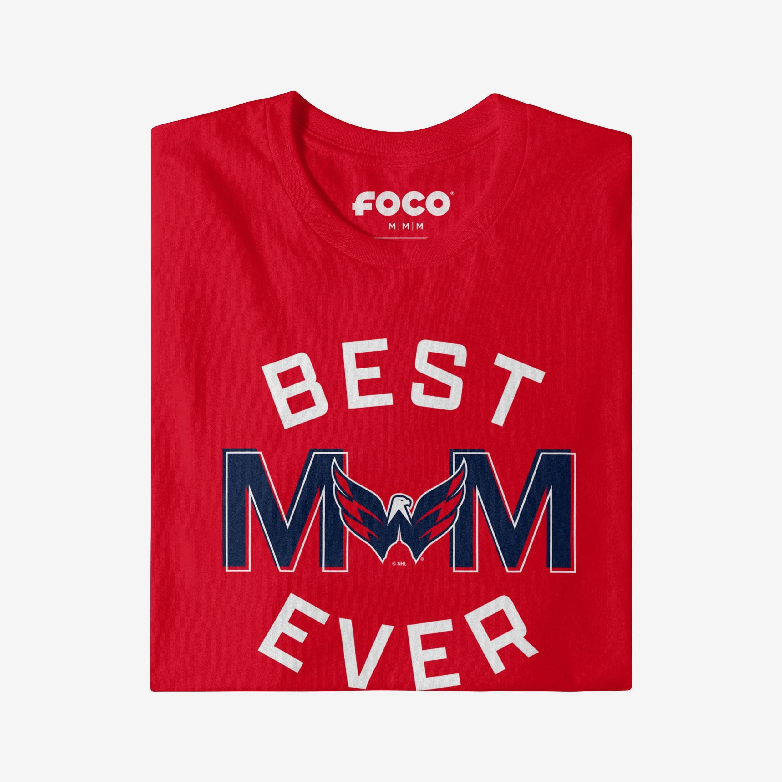 Washington Capitals Best Mom Ever Arched T-Shirt - Image 3