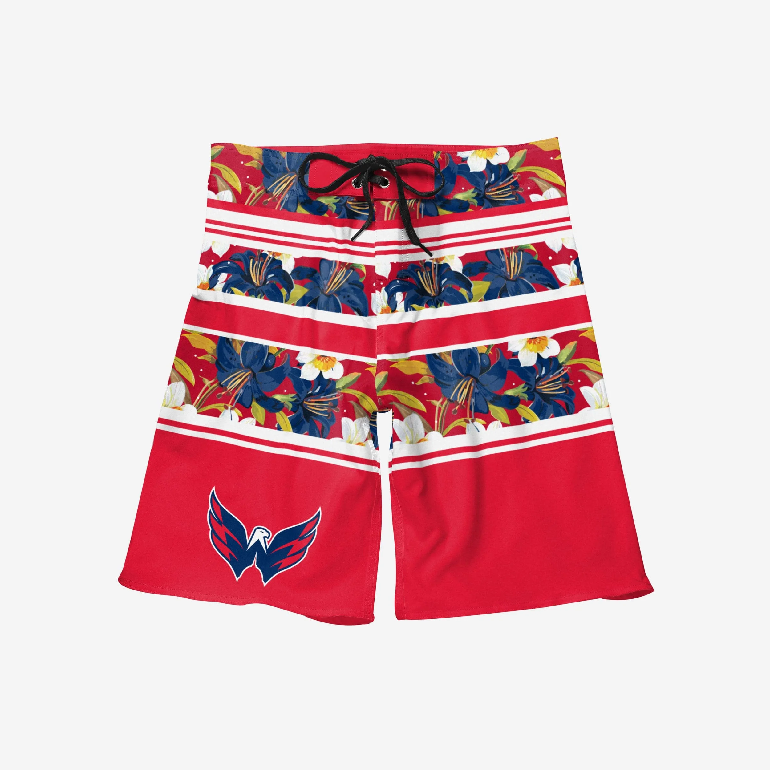 Washington Capitals Floral Stripe Boardshorts - Image 3