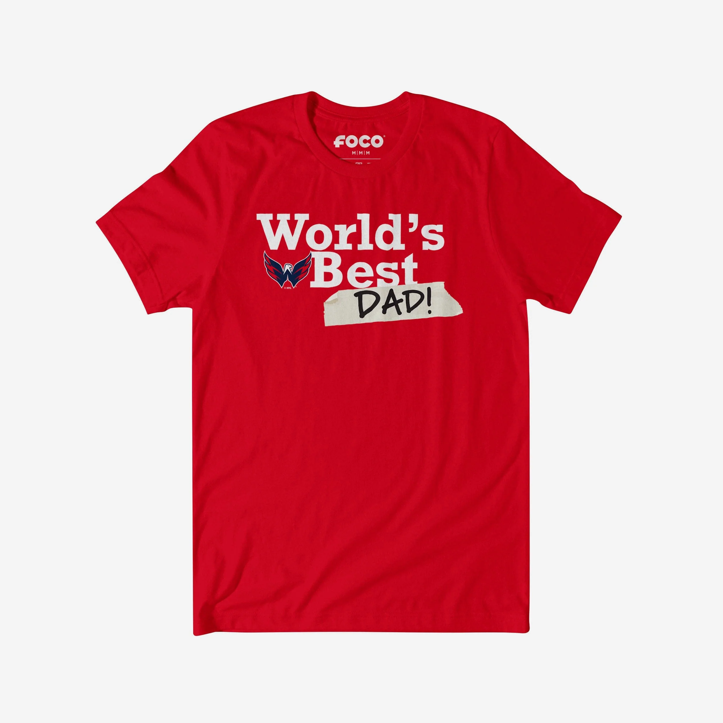 Washington Capitals World's Best Dad T-Shirt