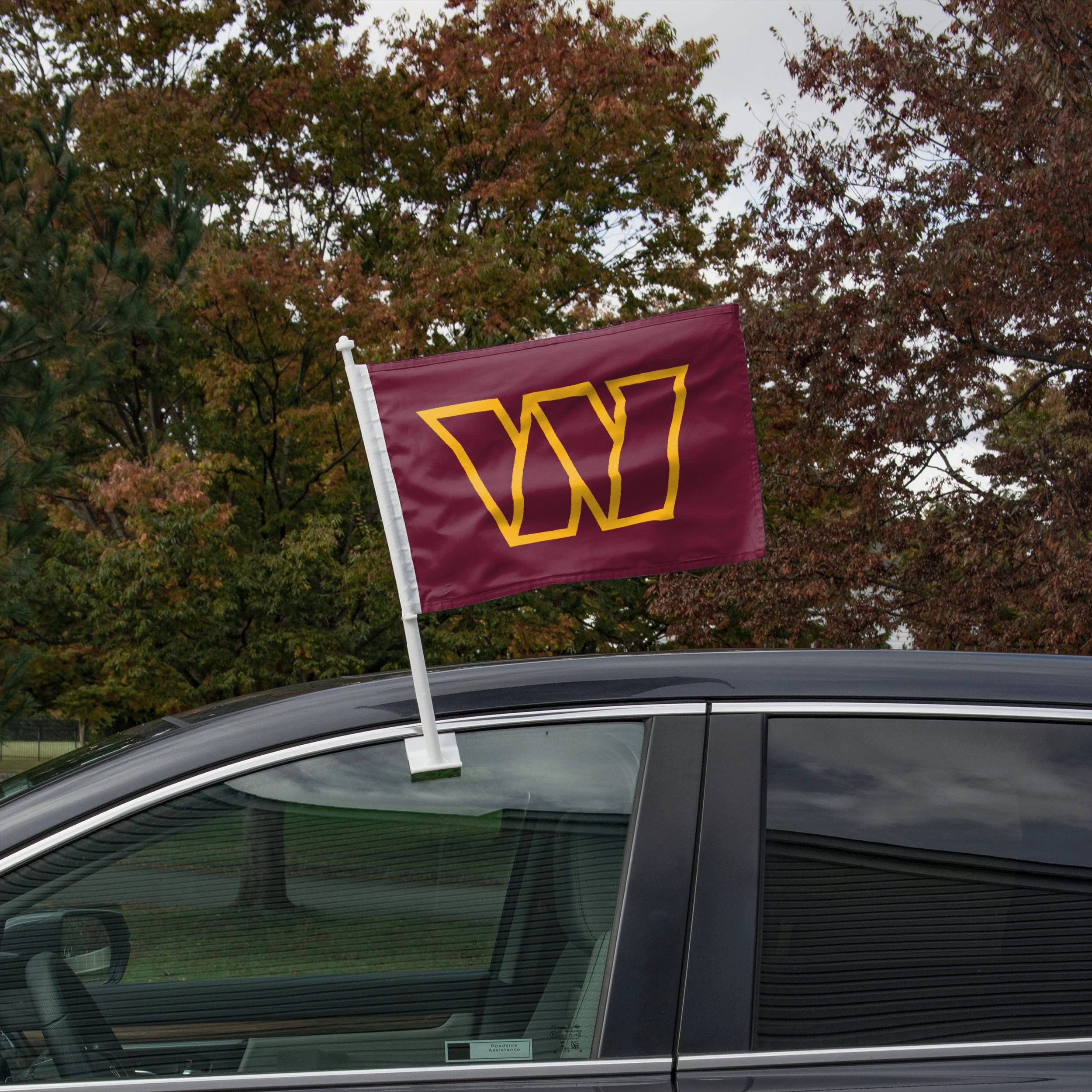 Washington Commanders 2 Pack Solid Car Flag - Image 2