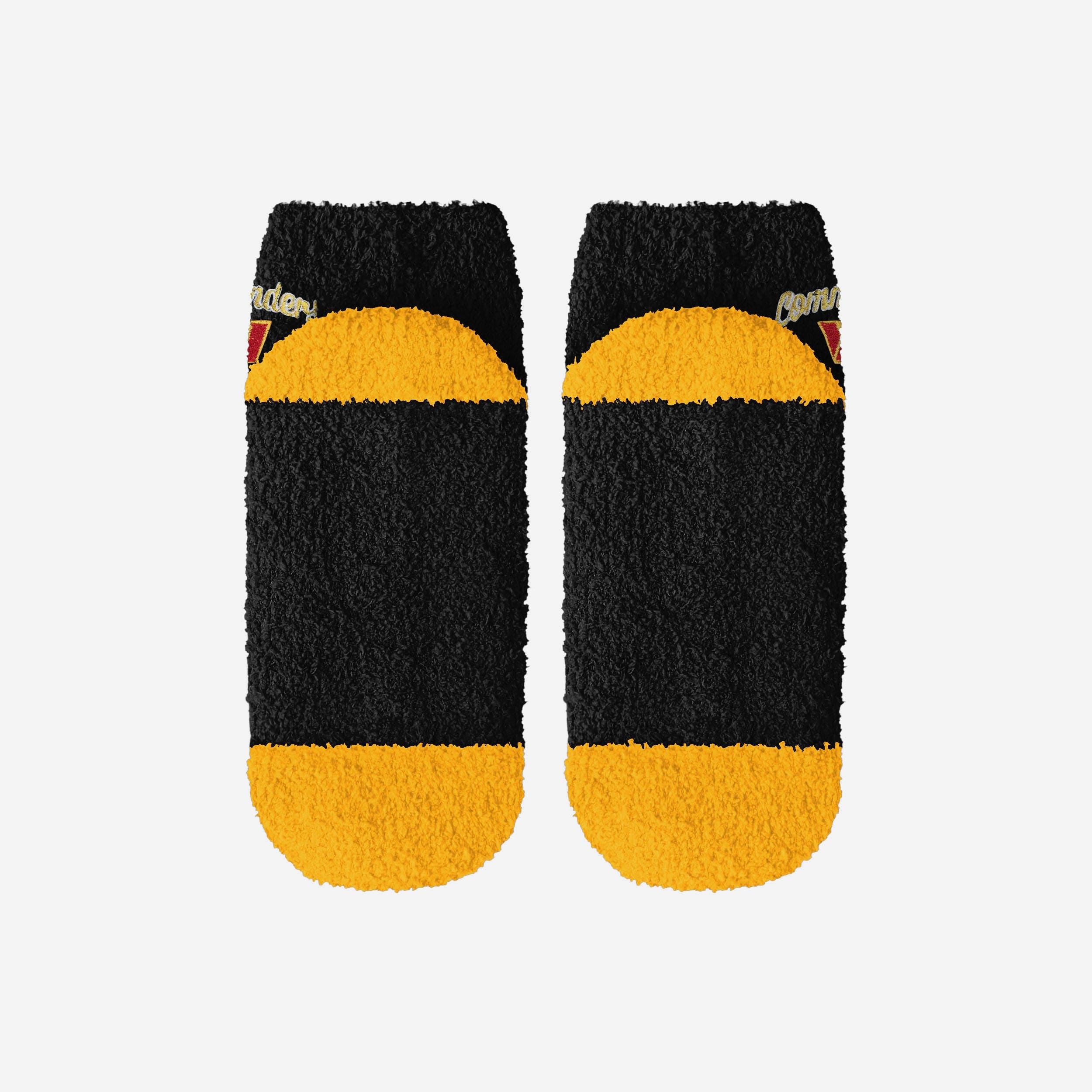 Washington Commanders 2 Pack Womens Script Logo Fuzzy Ankle Socks - Image 5