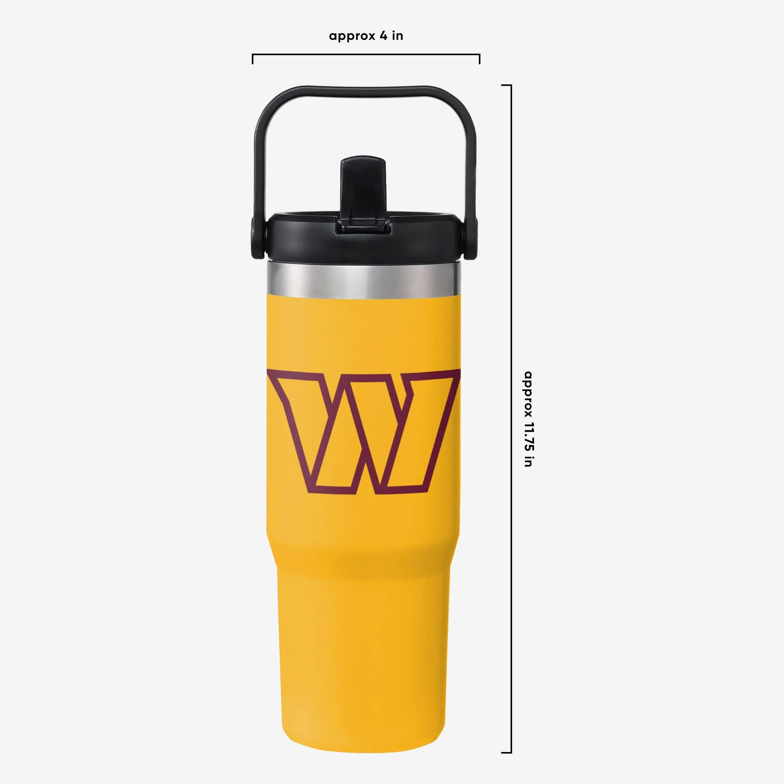 Washington Commanders 30 oz Straw Tumbler - Image 5