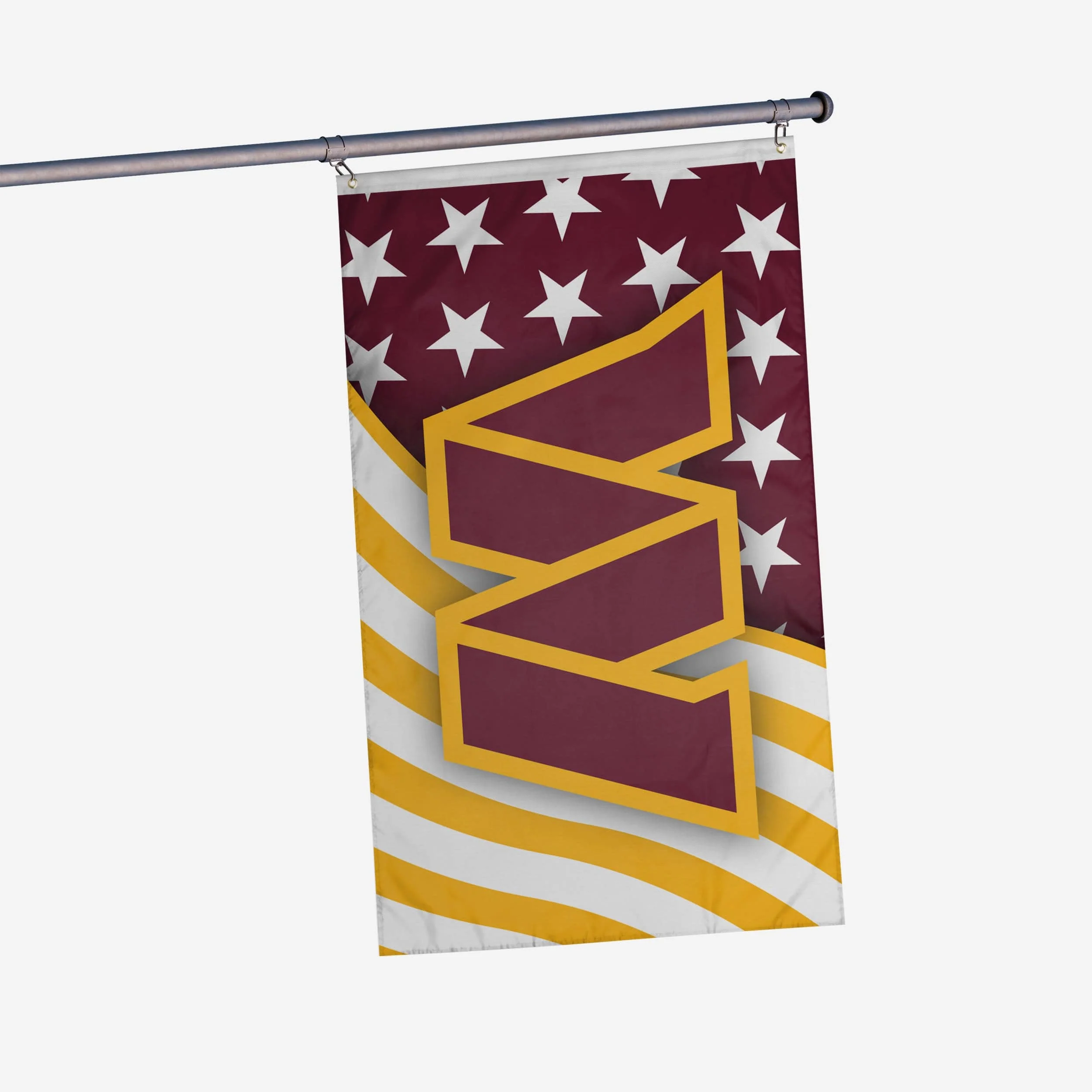 Washington Commanders Americana Horizontal Flag