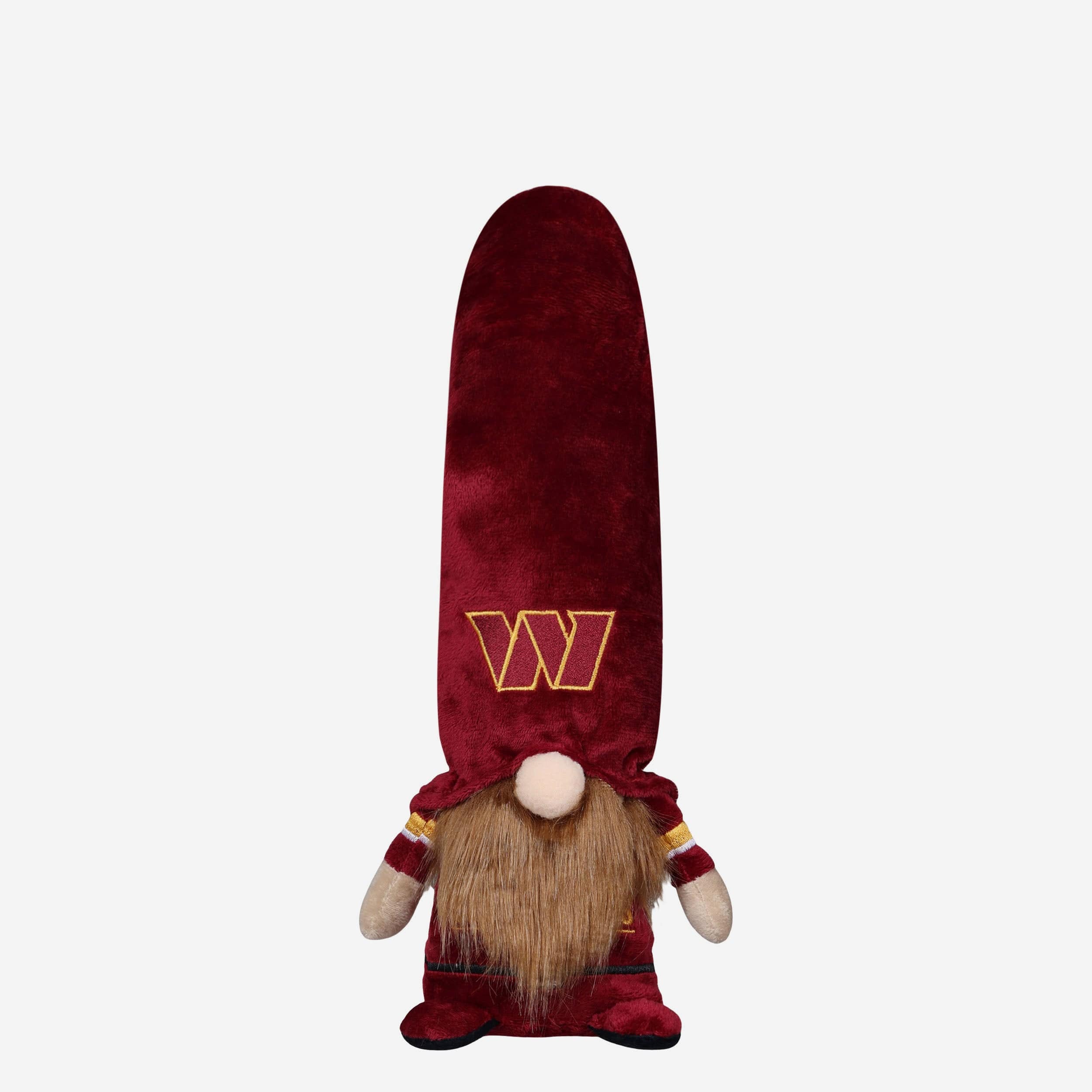 Washington Commanders Bearded Stocking Cap Plush Gnome
