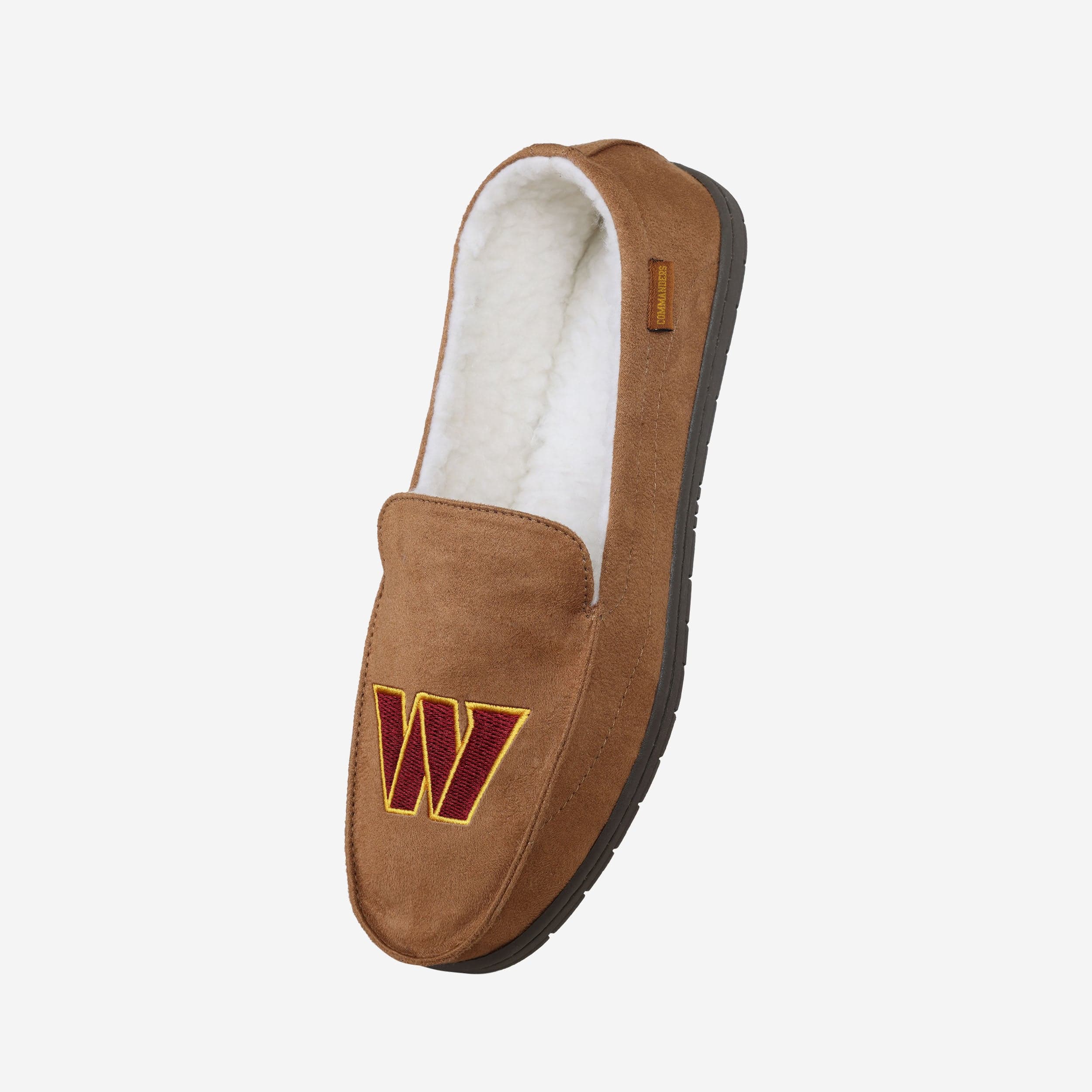 Washington Commanders Beige Moccasin Slipper - Image 2