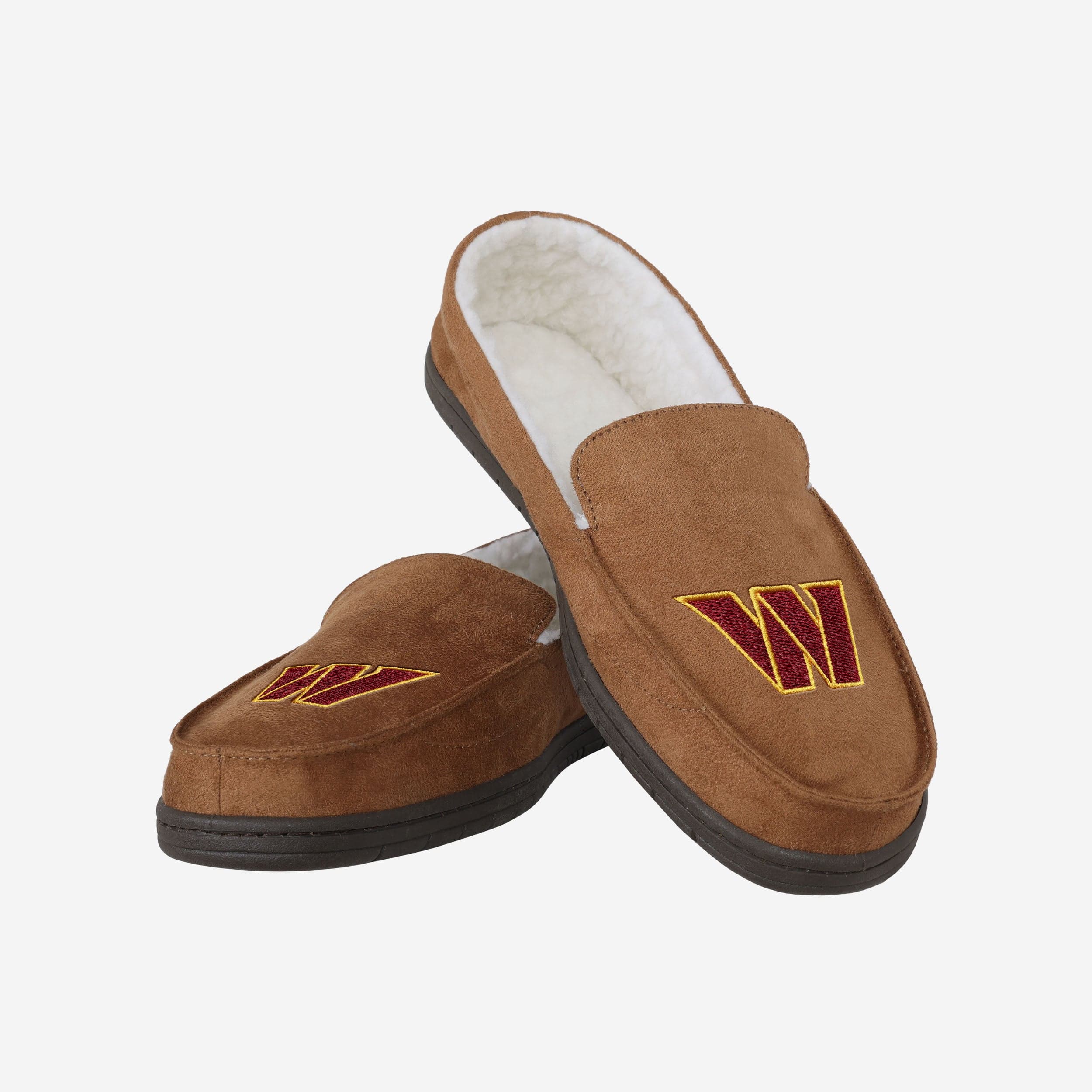 Washington Commanders Beige Moccasin Slipper - Image 3