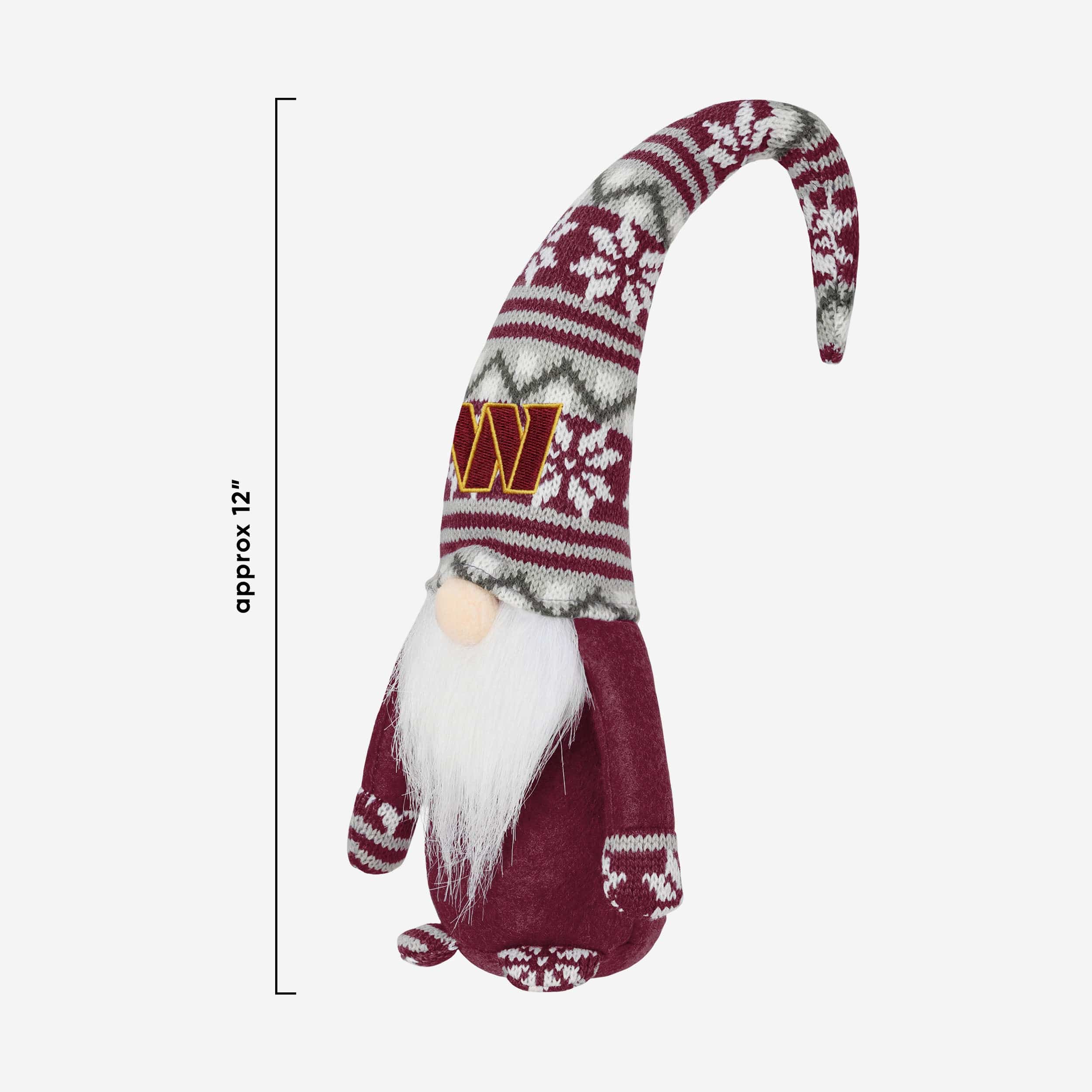 Washington Commanders Bent Hat Plush Gnome - Image 3