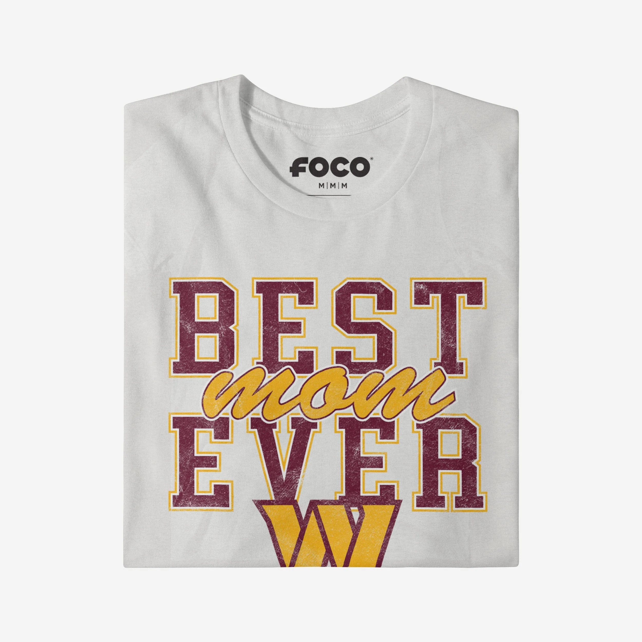 Washington Commanders Best Mom Ever Stacked T-Shirt - Image 3