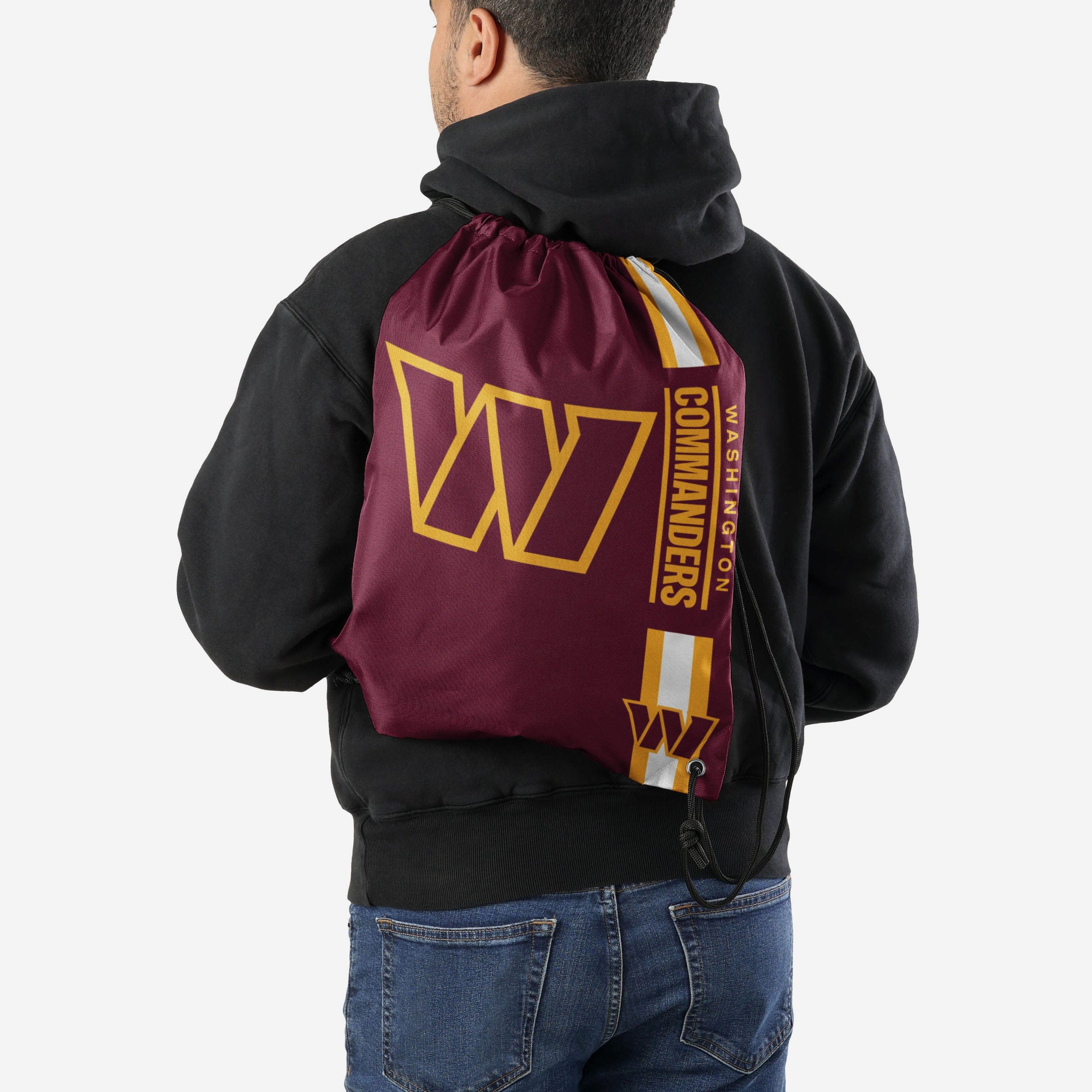 Washington Commanders Big Logo Drawstring Backpack - Image 2