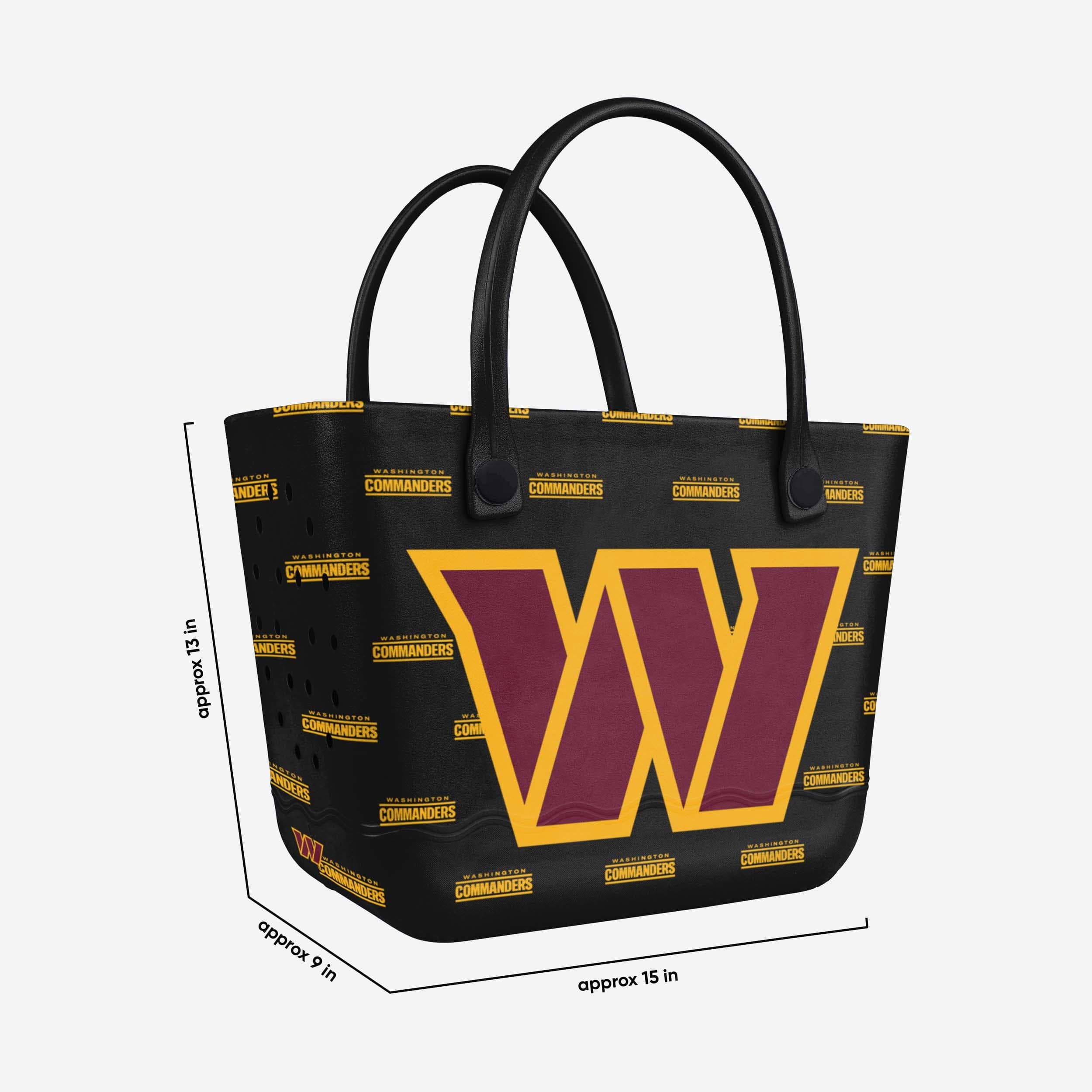 Washington Commanders Big Logo Mini Print Tailgate Tote Bag - Image 3