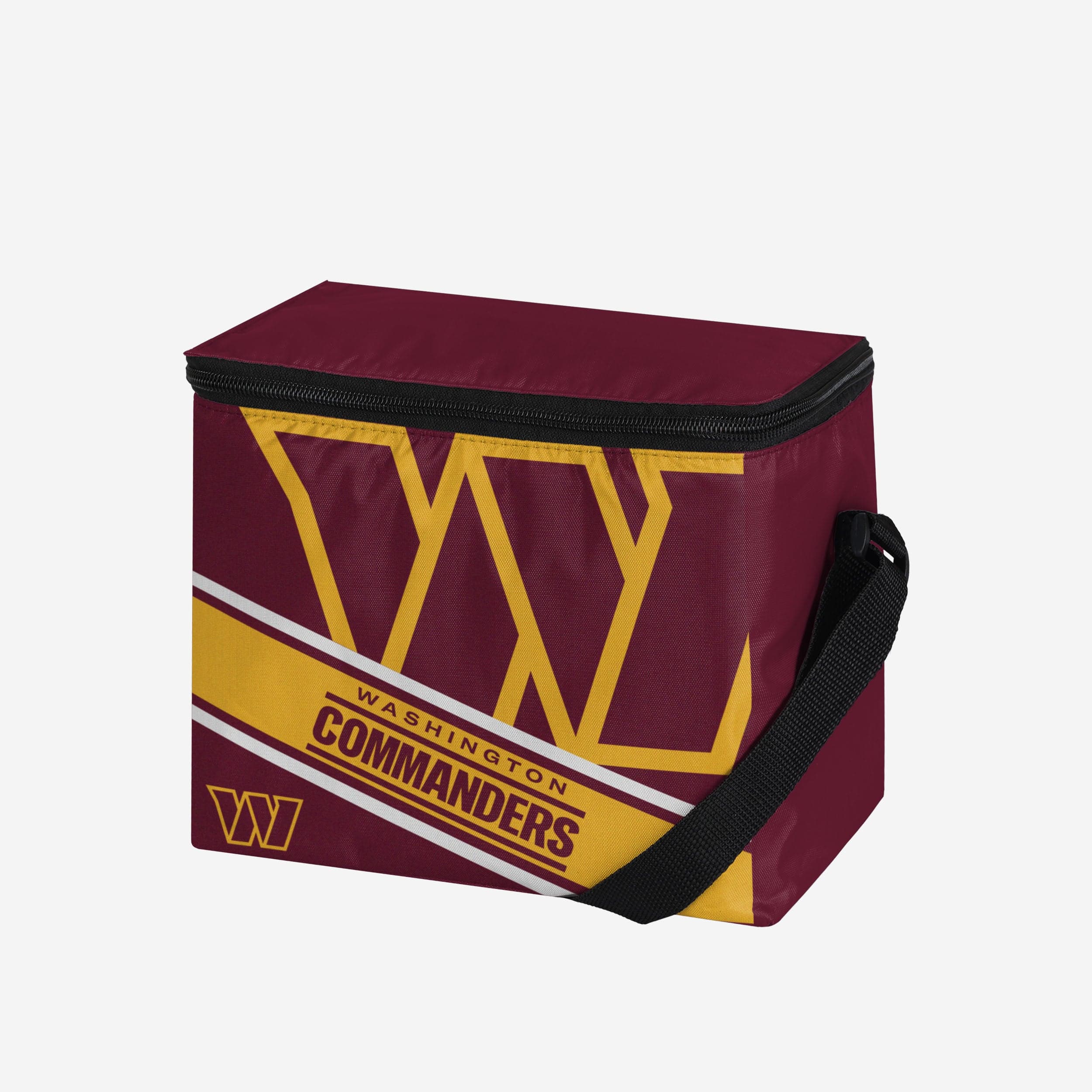 Washington Commanders Big Logo Stripe 6 Pack Cooler - Image 2