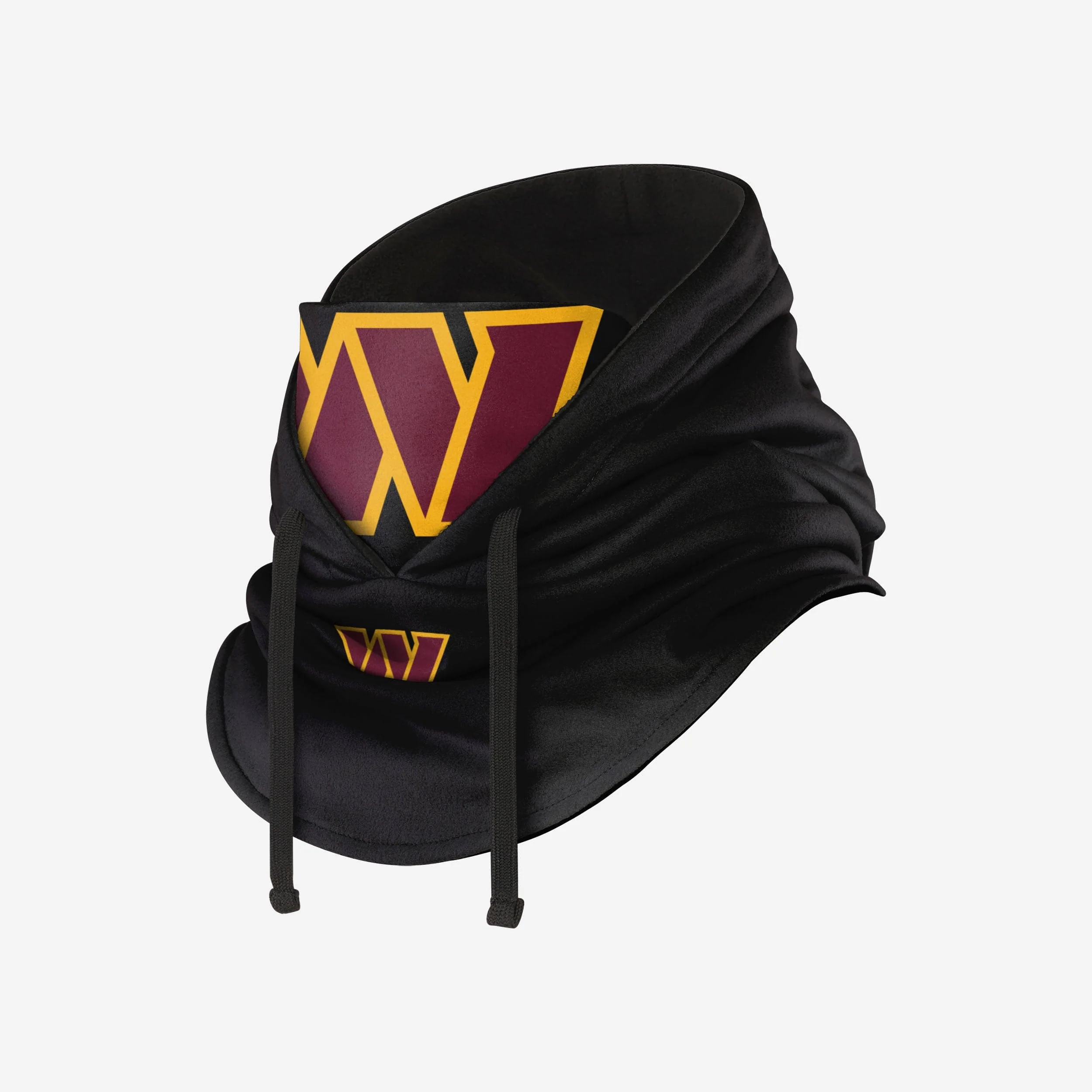 Washington Commanders Black Drawstring Hooded Gaiter - Image 2