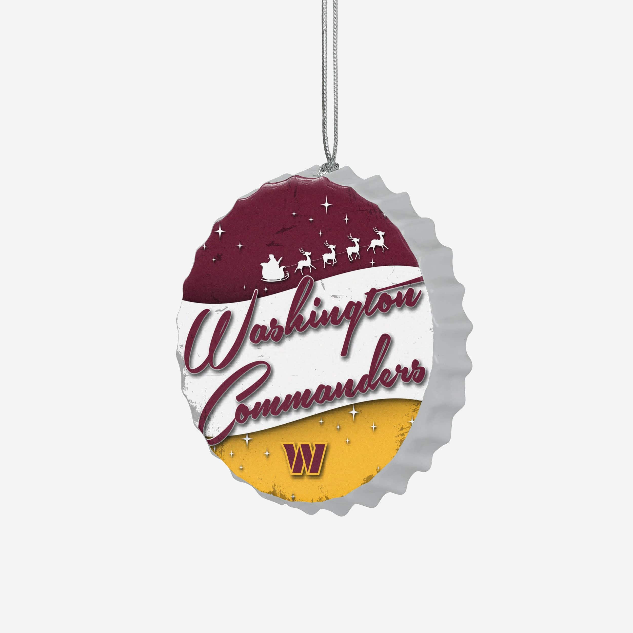 Washington Commanders Bottlecap Sign Ornament - Image 2